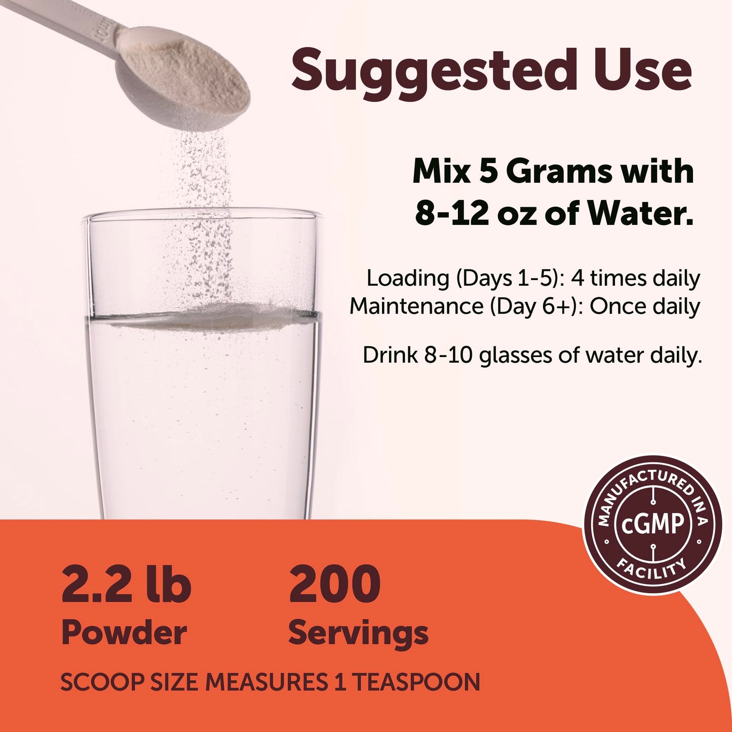 Micro Ingredients Creatine Monohydrate Powder 35.2 Servings