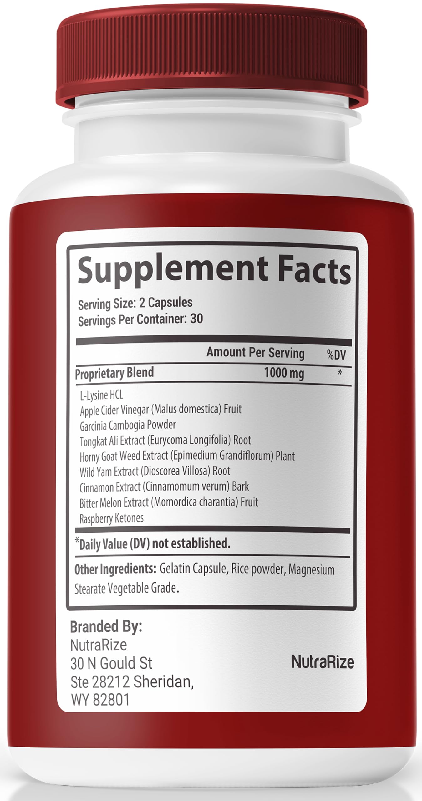 NutraRize Gluco Blocker Capsules, 120 Capsules