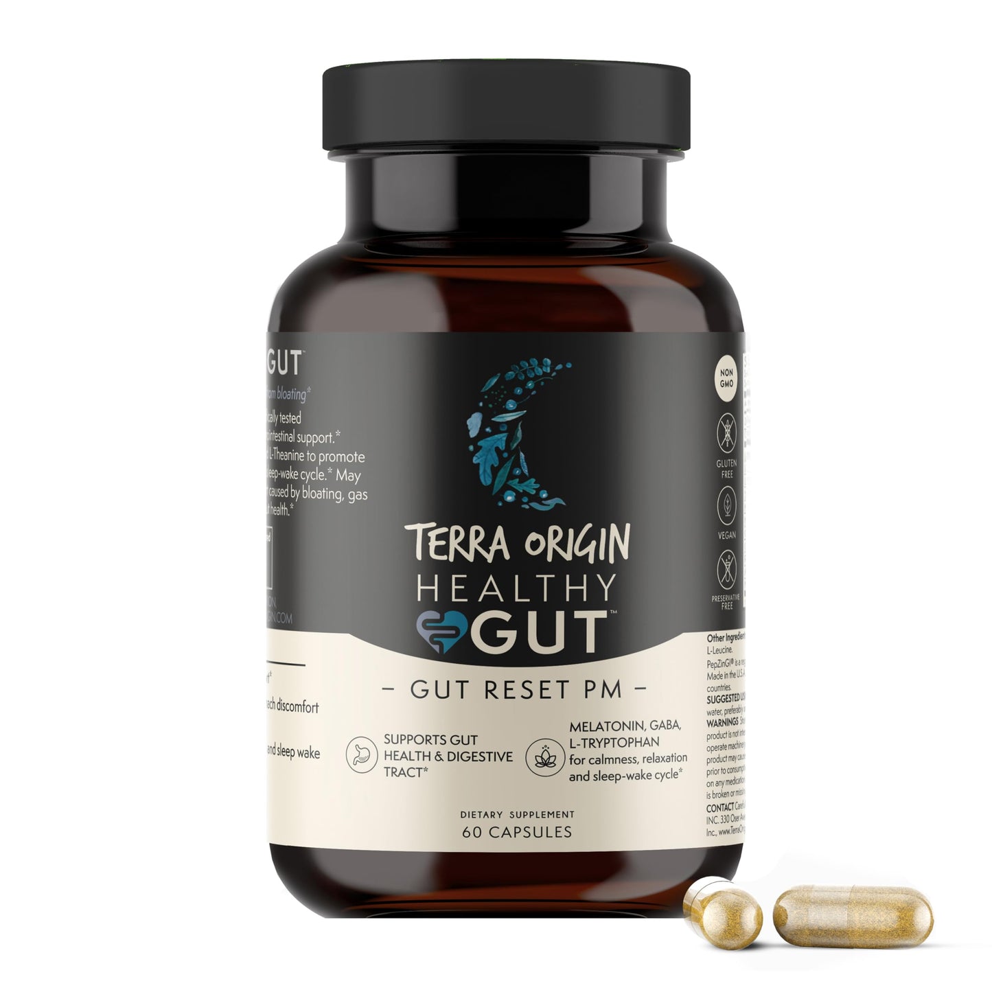 Terra Origin Healthy Gut Reset PM Capsules 60