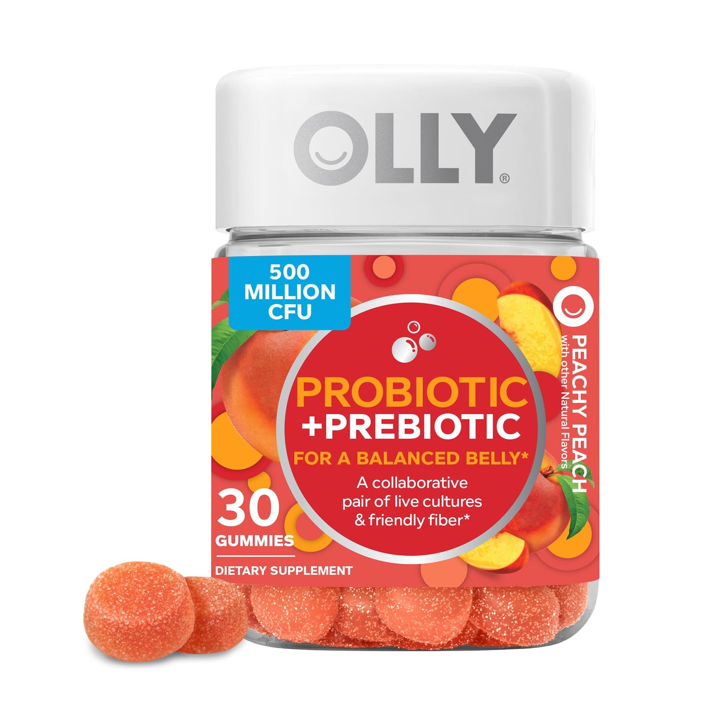 OLLY Kids Multivitamin + Probiotic Gummies & Probiotic + Prebiotic Gummies, 70 Count