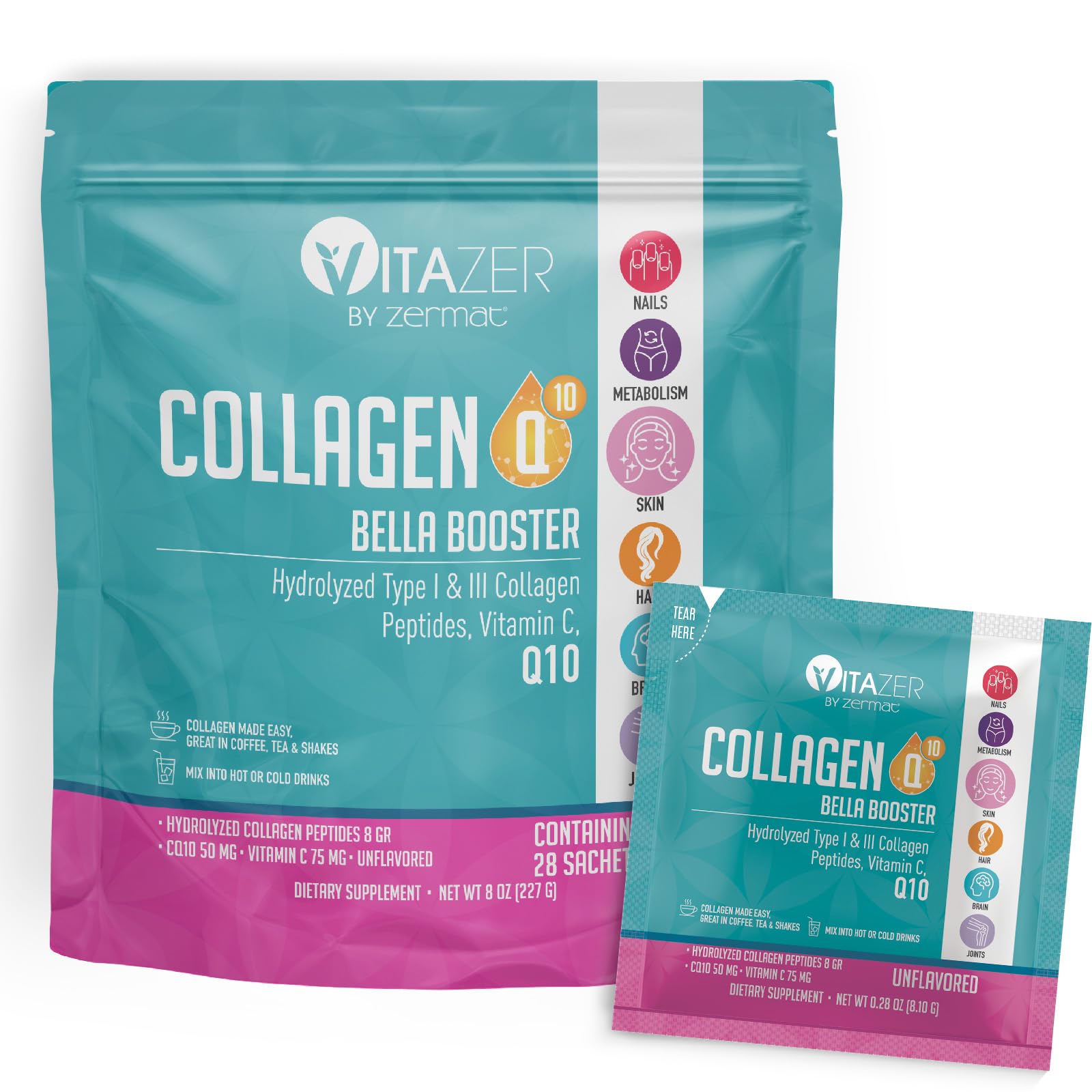 Zermat Vitazer Collagen Q10 Powder 8