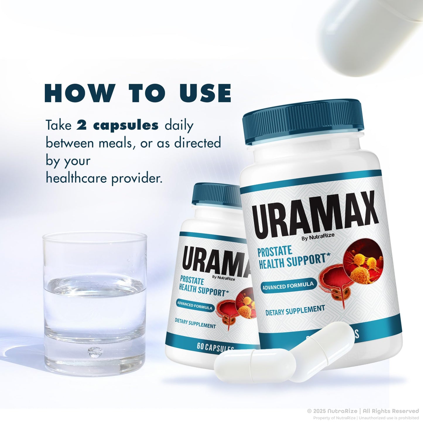 NutraRize Uramax Prostate Health Support Capsule 300 Count