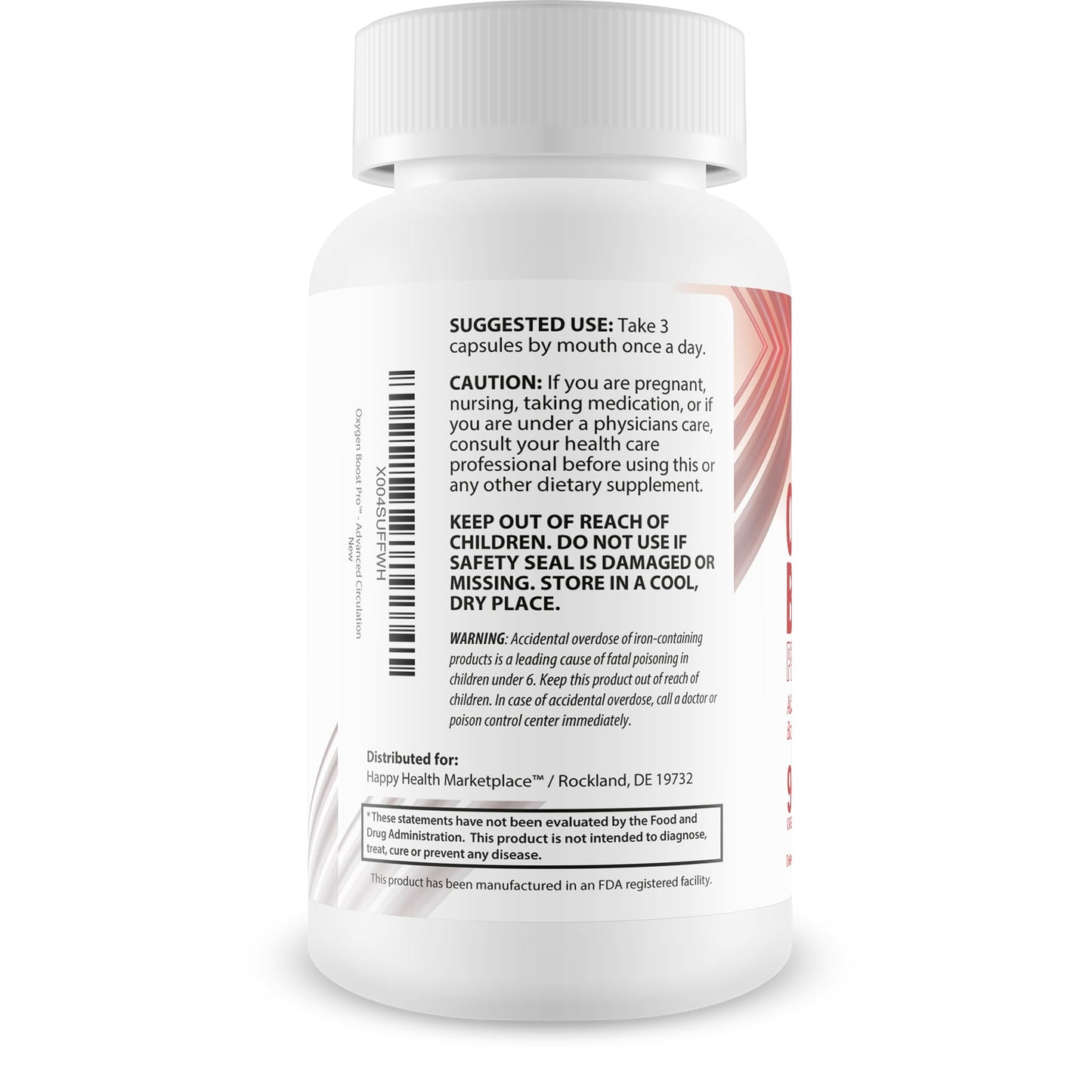 Happy Health Marketplace Oxygen Boost Pro Capsule 90 Count