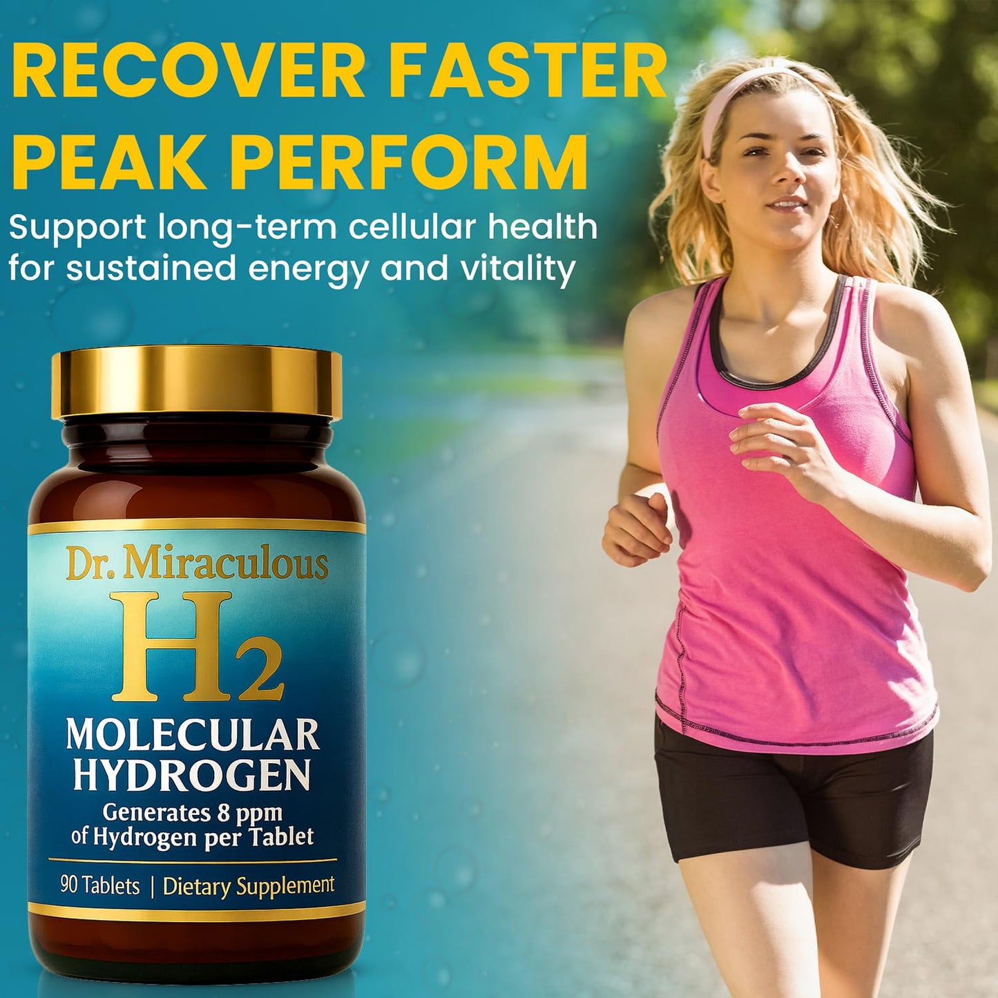 Dr. Miraculous Hydrogen Water Tablets 90 Count