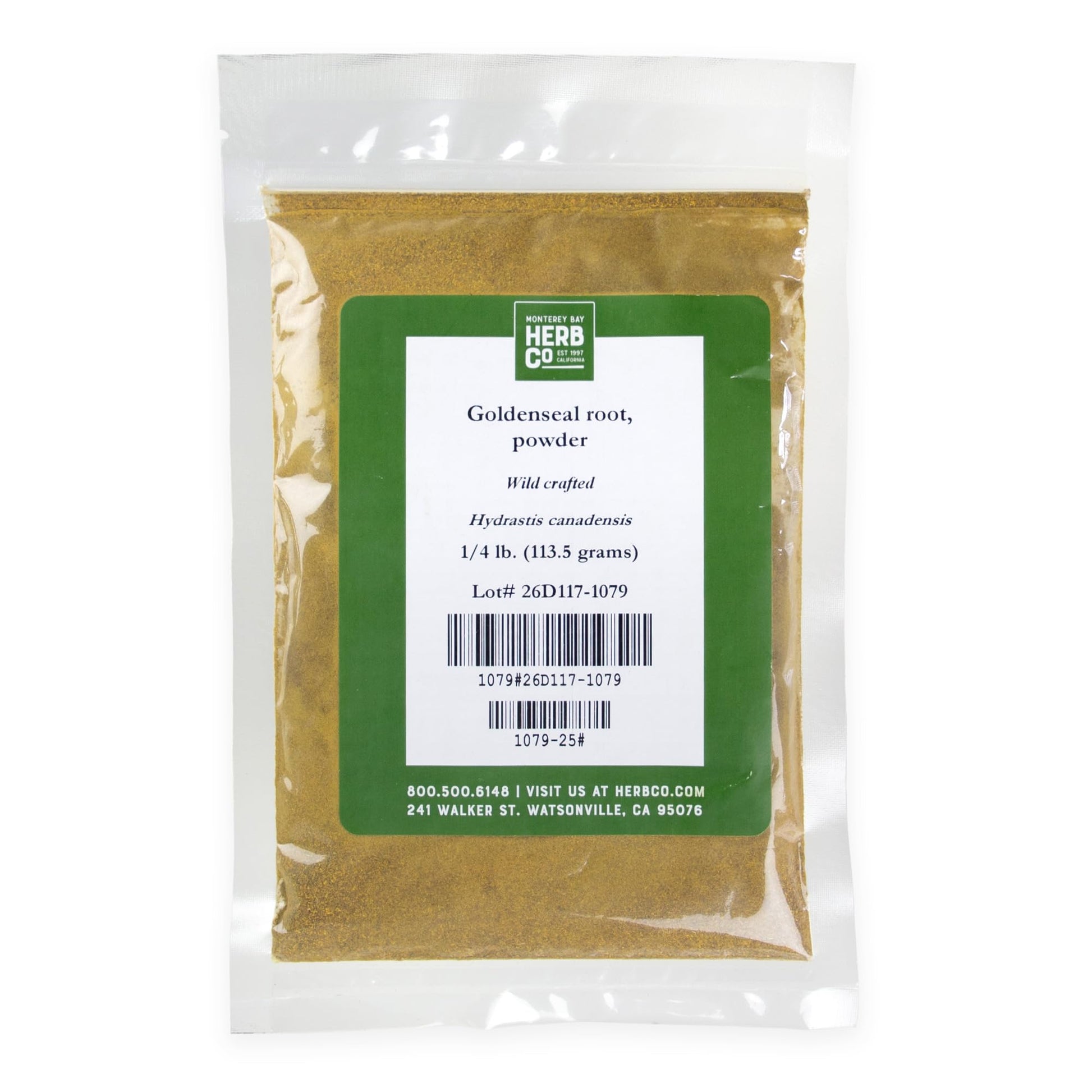 MONTEREY BAY HERB CO Goldenseal Root Powder, 4 oz