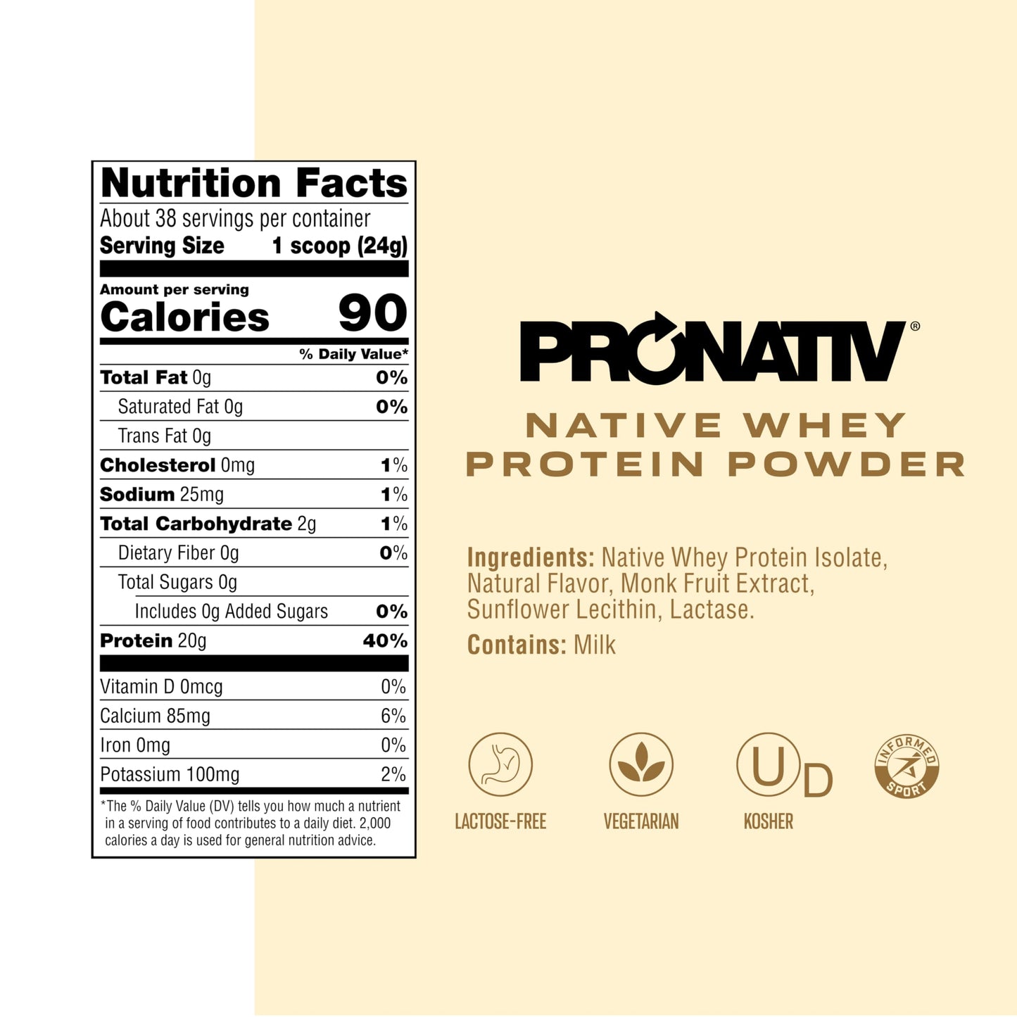 Pronativ Whey Protein Powder