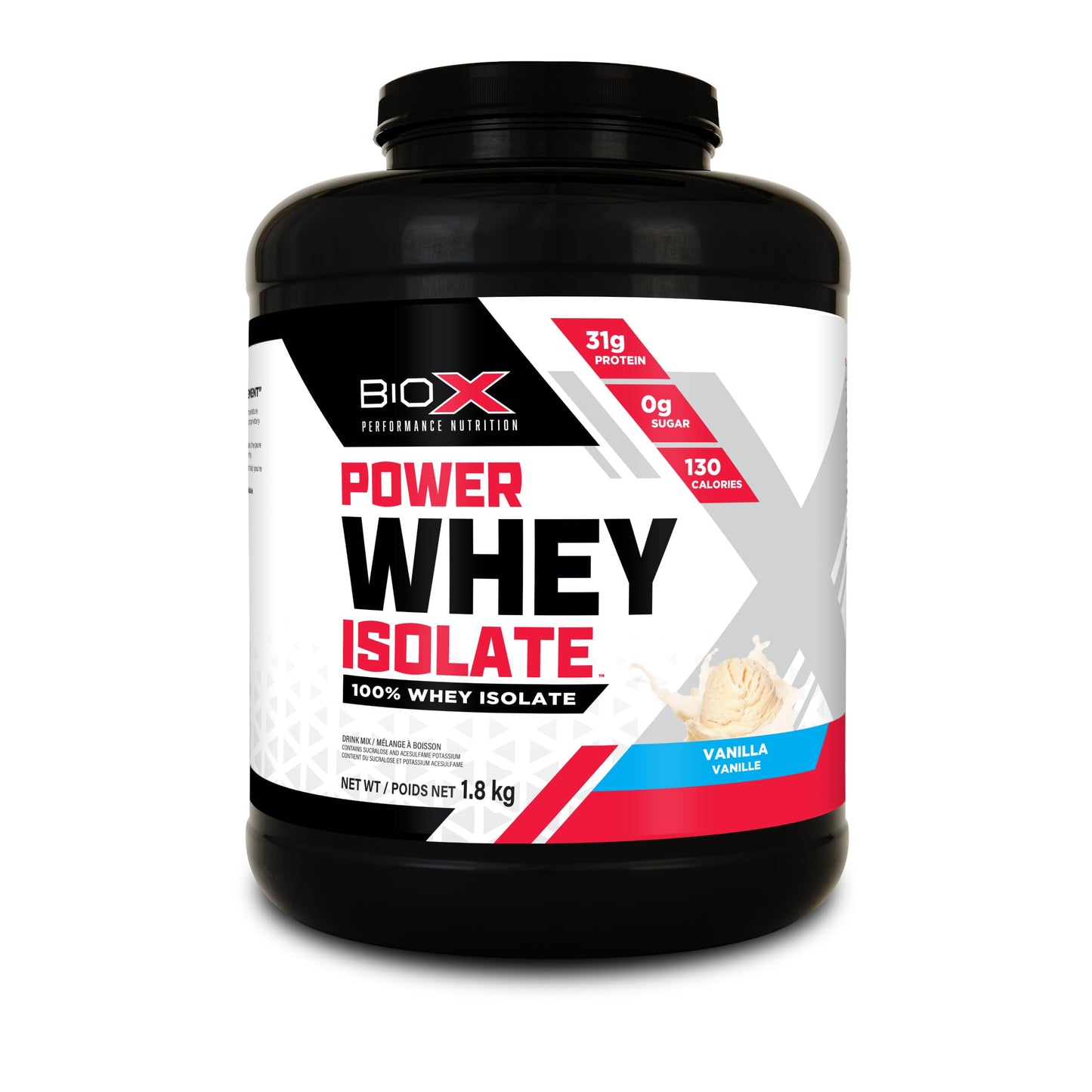 BIOX PERFORMANCE NUTRITION BioX Power Whey Isolate Powder, 64 Servings