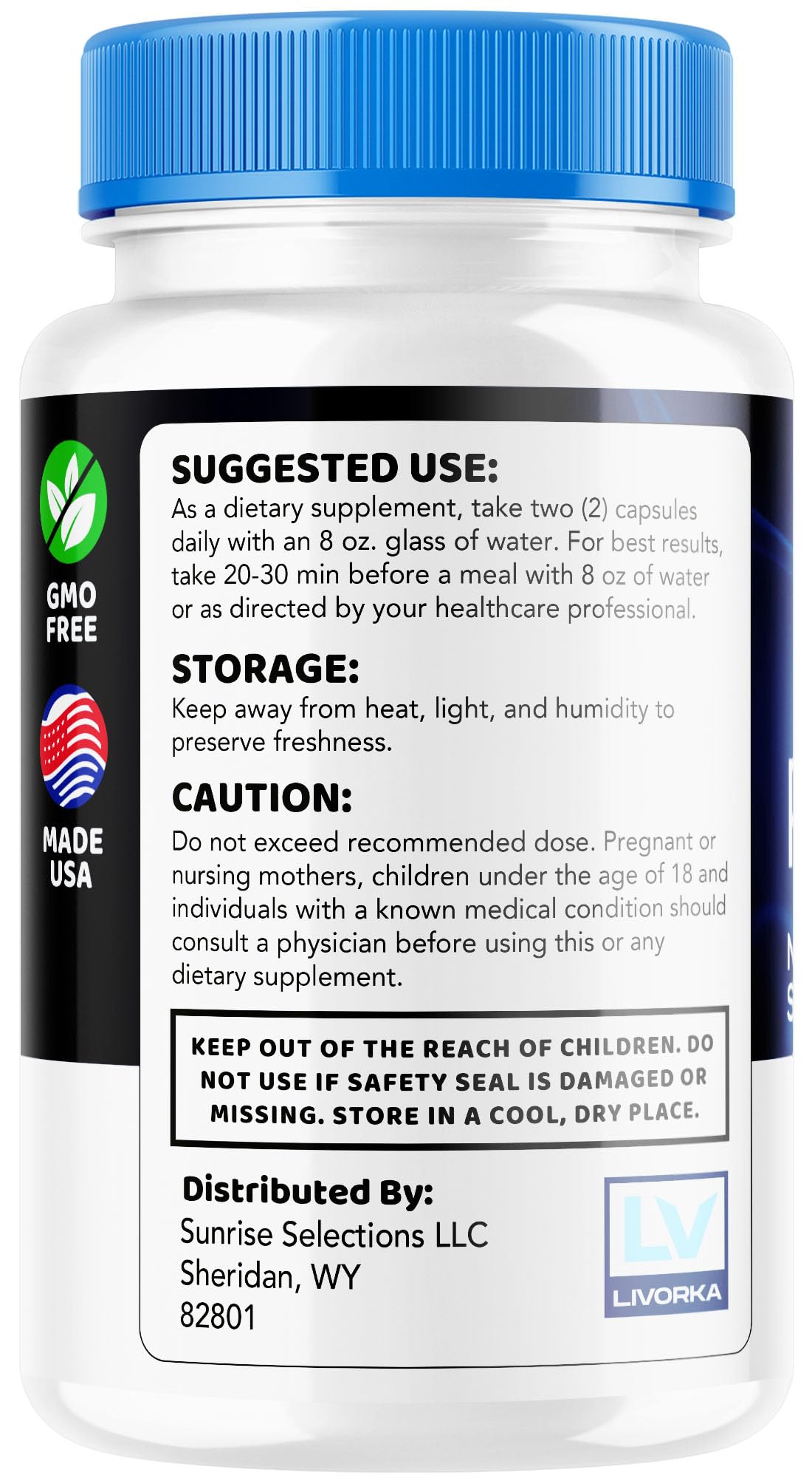 LIVORKA Pronerve 6 Official Nerve Health Support Advanced Formula Capsules 120