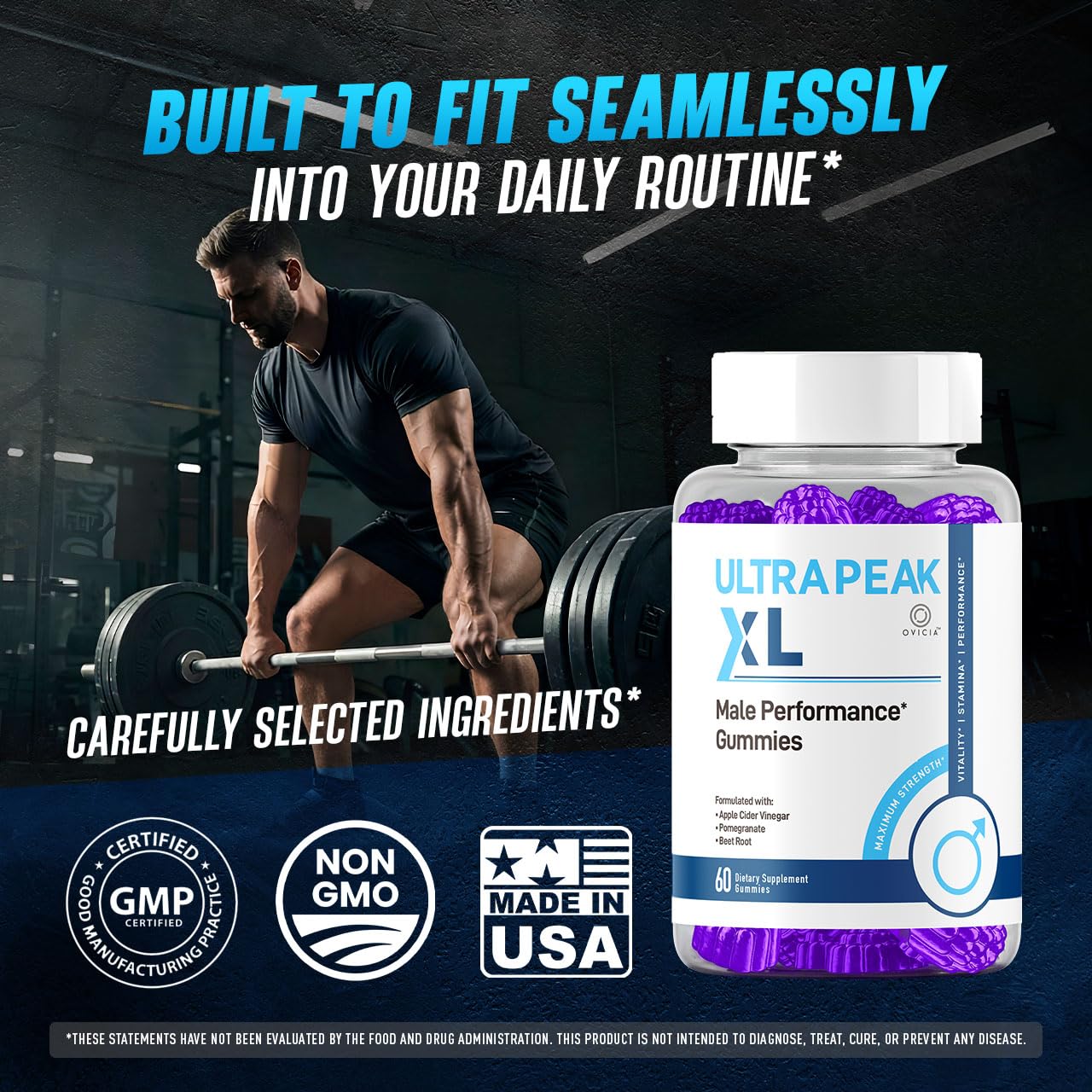 OVICIA Ultra Peak XL Advanced Formula Gummy 300