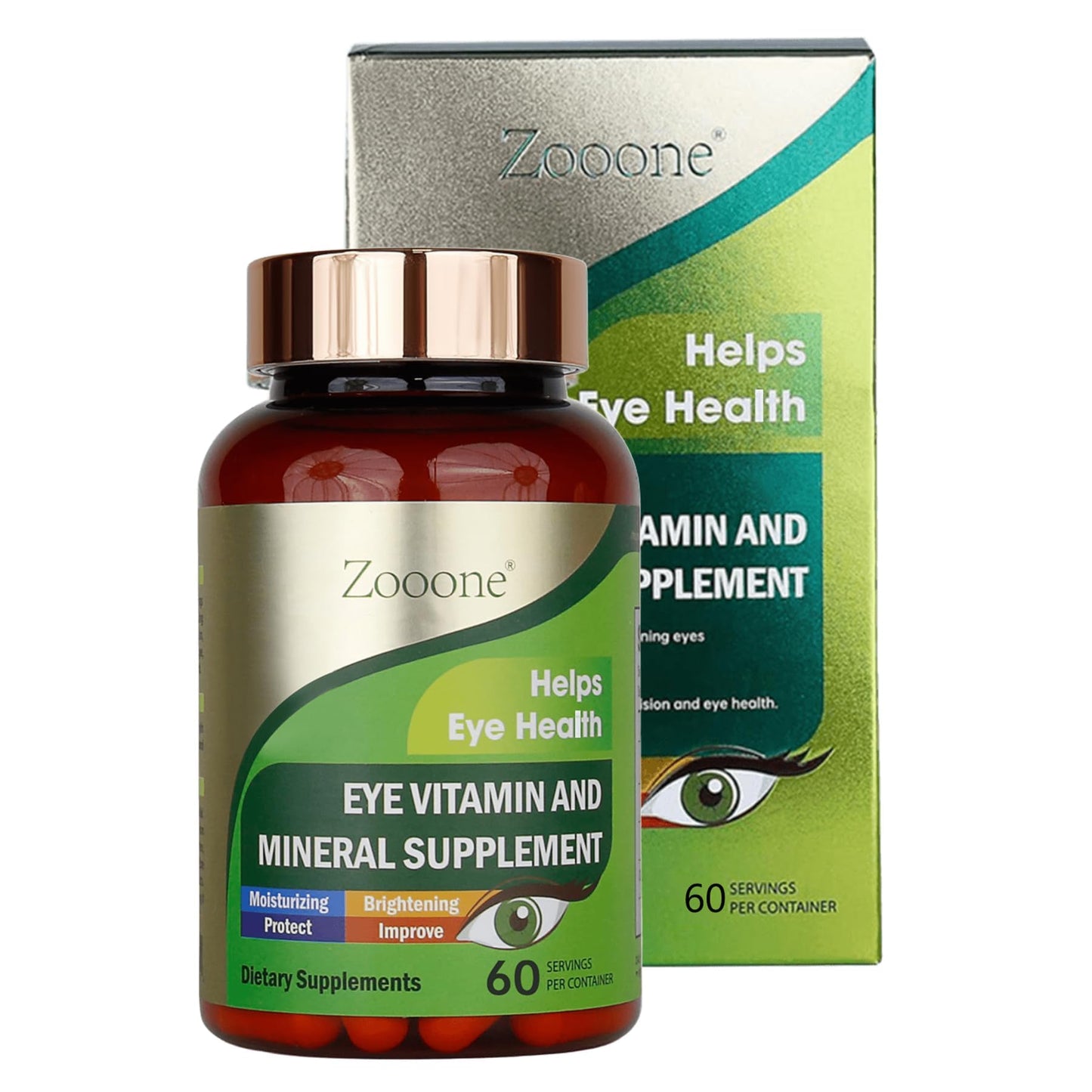 Zooone Lutein Eye Vitamins Supplement Capsule 60 Count