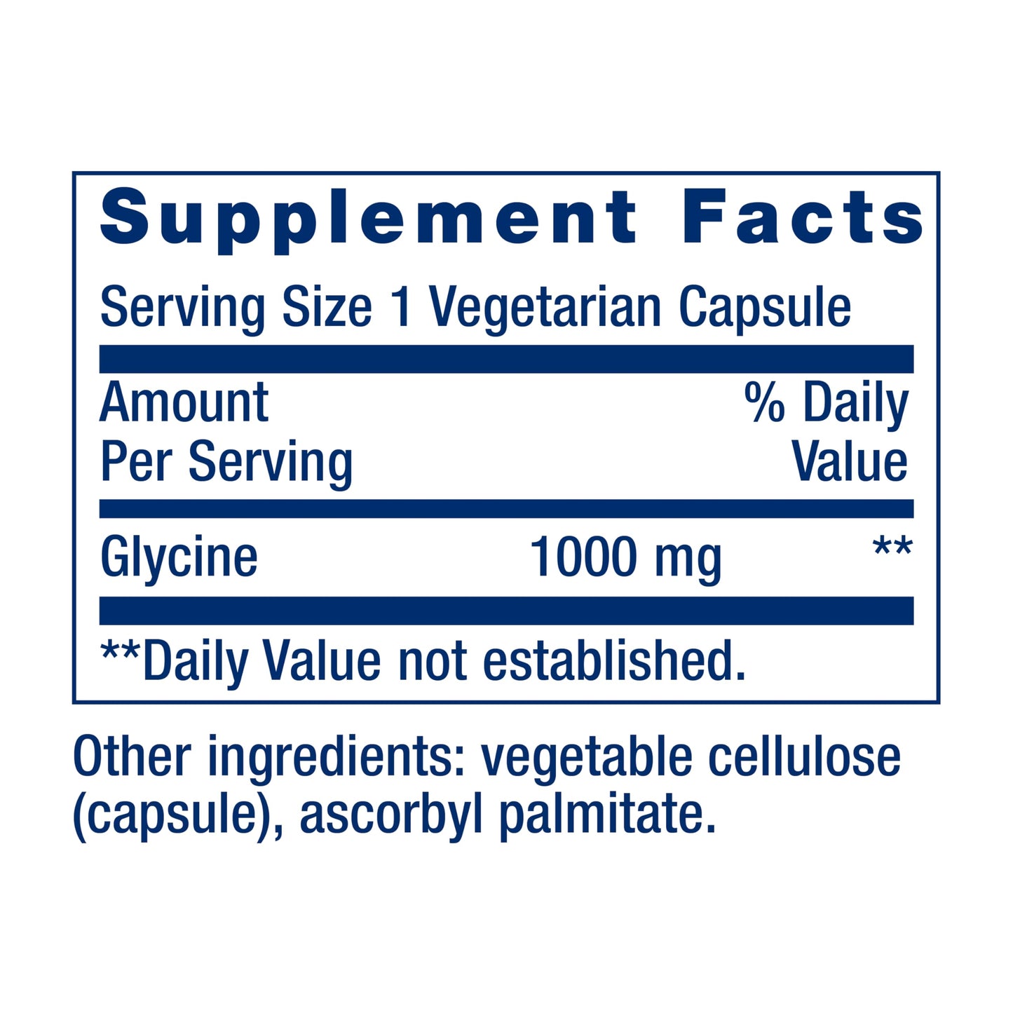 Life Extension Glycine 1000 mg, 200 Capsules