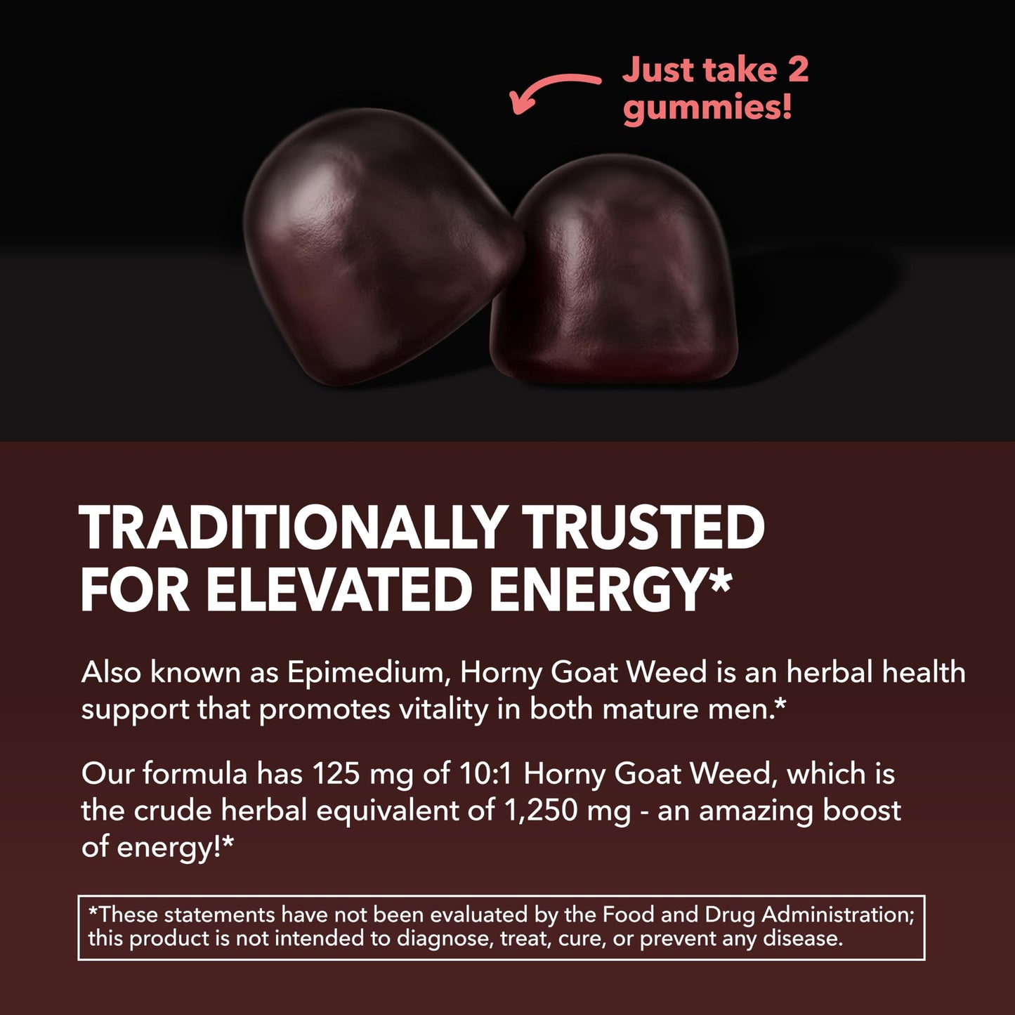 HAVASU NUTRITION Horny Goat Weed Gummies 60 Count