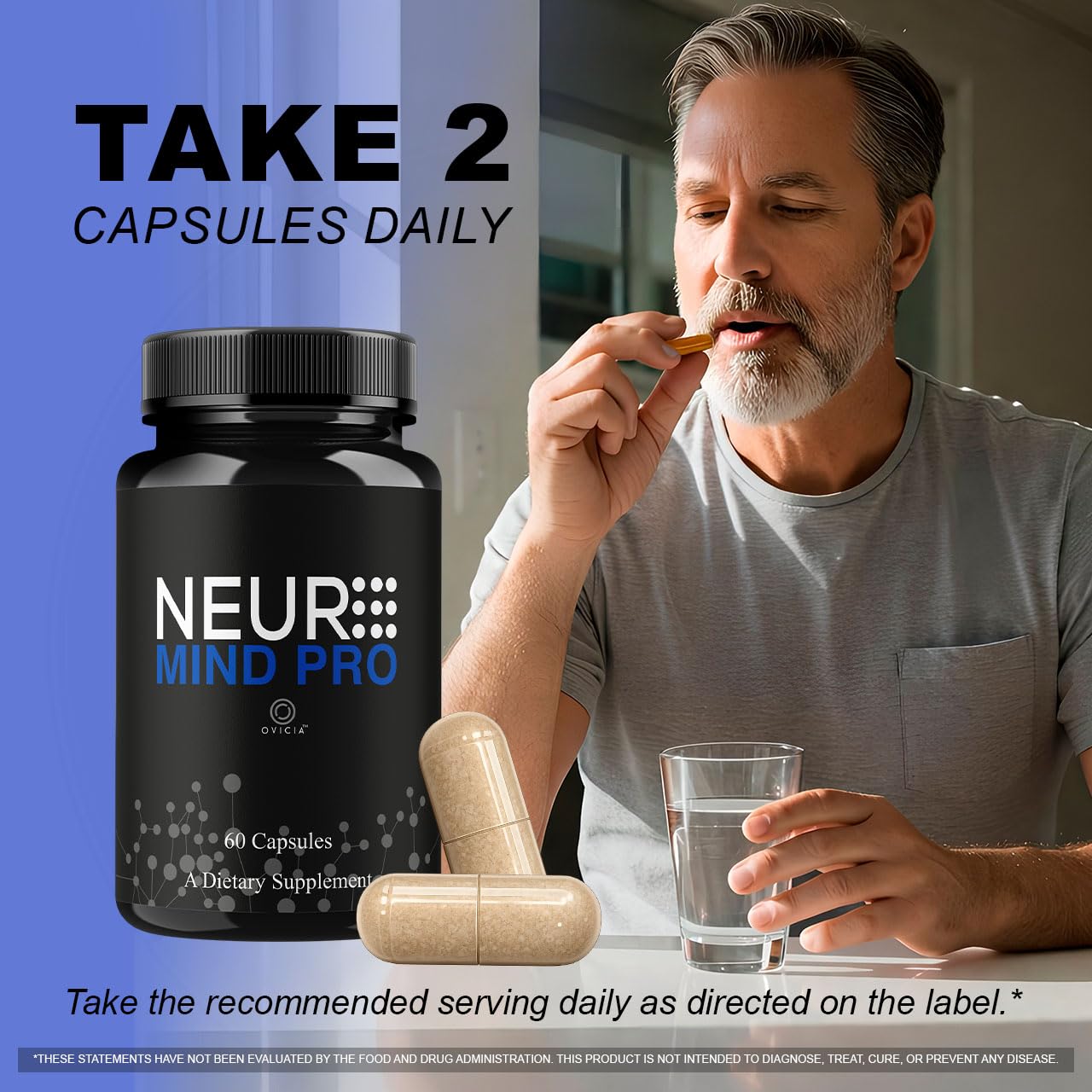 OVICIA Neuro Mind Pro 60 Count Capsules