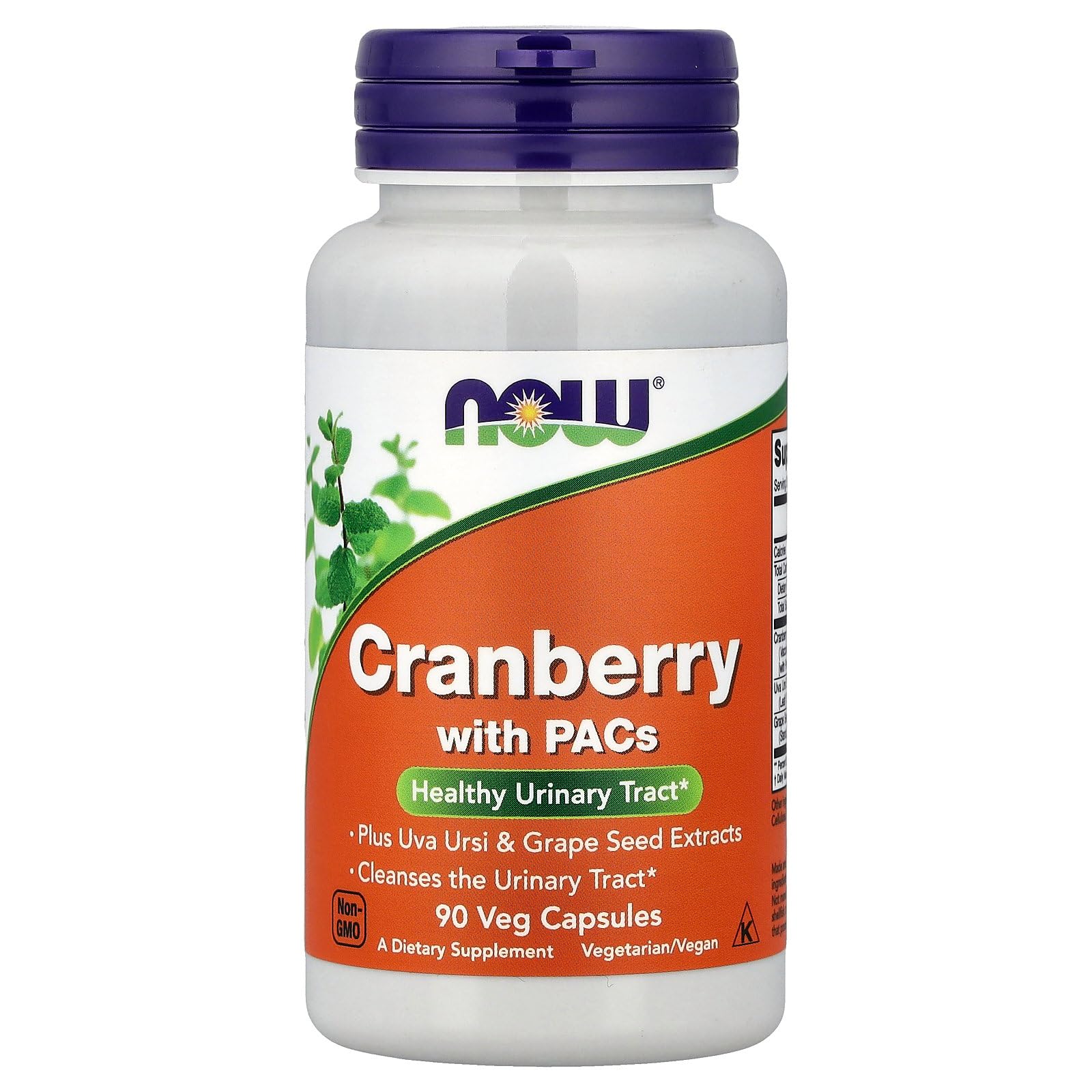 NOW Foods Standardized Cranberry Veg Capsules, 90 Capsules