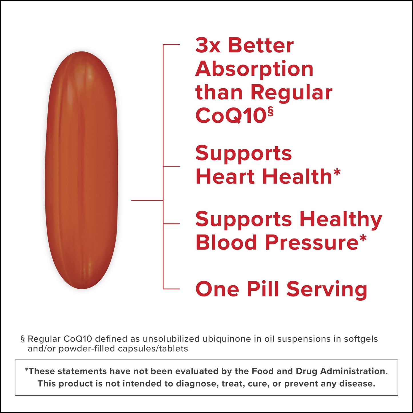 Qunol Ultra CoQ10 100mg Softgels- 3x Better Absorption, Antioxidant for Heart Health & Energy Production, Coenzyme Q10 Vitamins and Supplements, 3 Month Supply, 90 Count