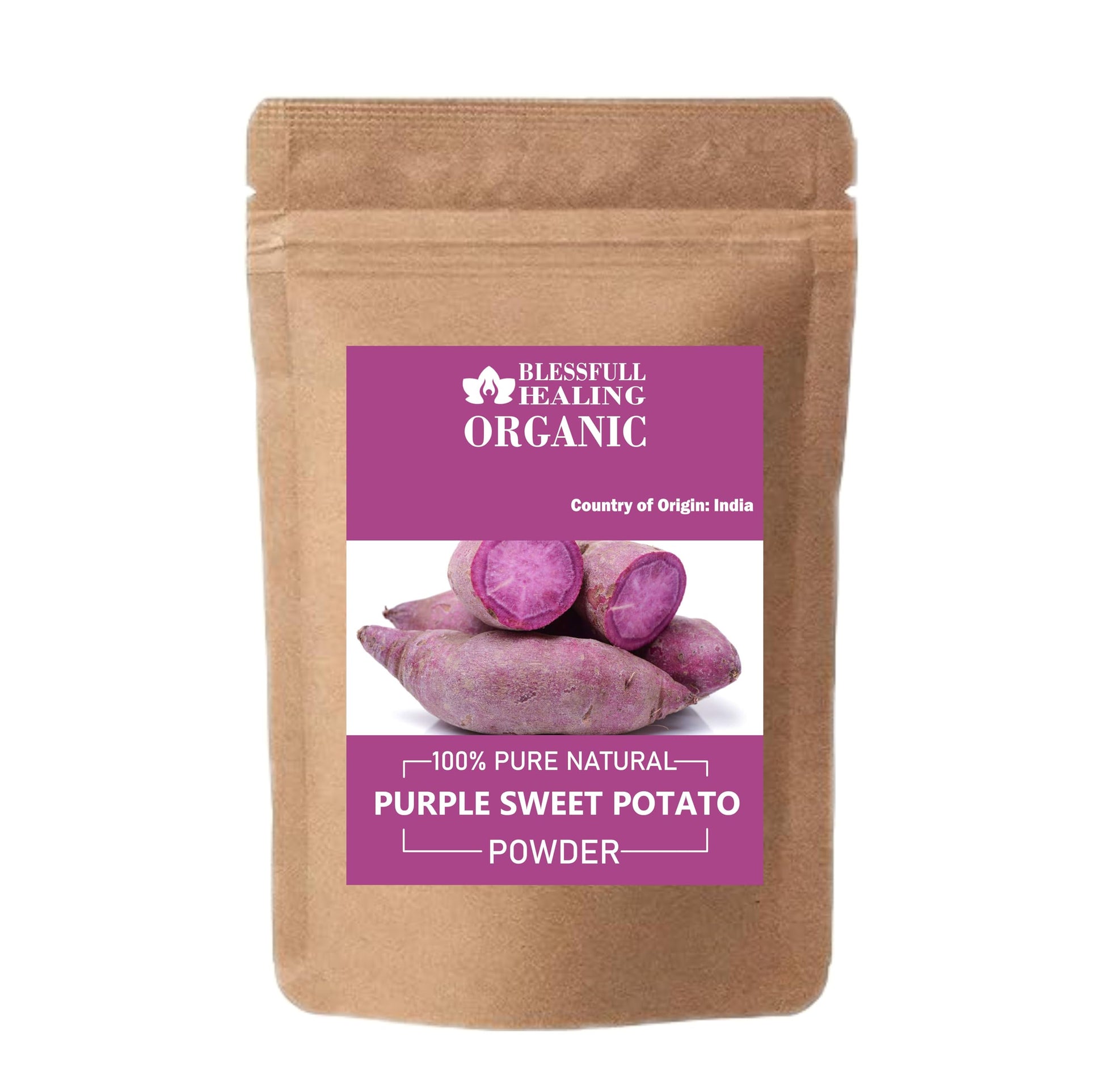 Blessfull Healing Organic Purple Sweet Potato Powder 3.53 oz