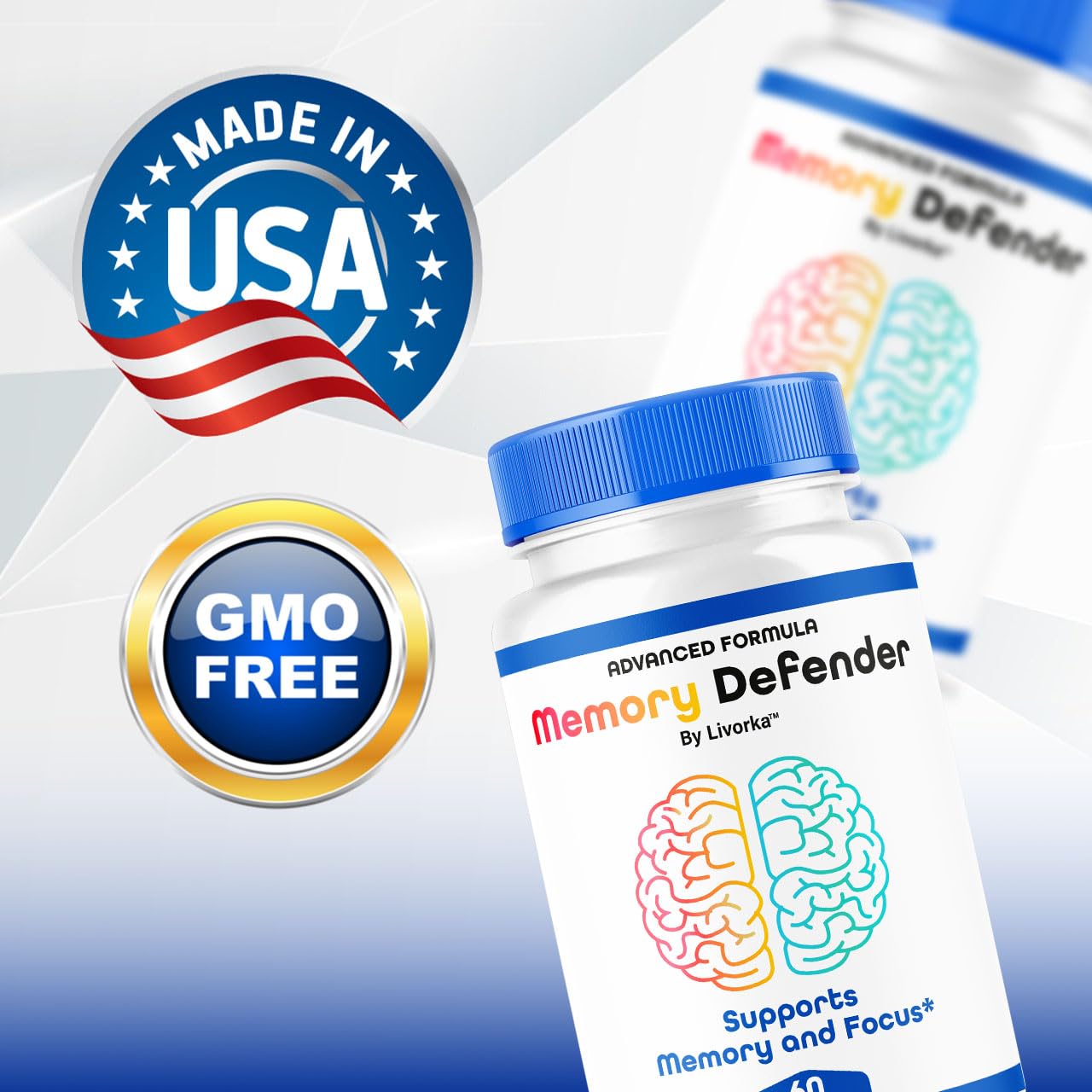 LIVORKA Memory Defender Capsules, 180 Capsules