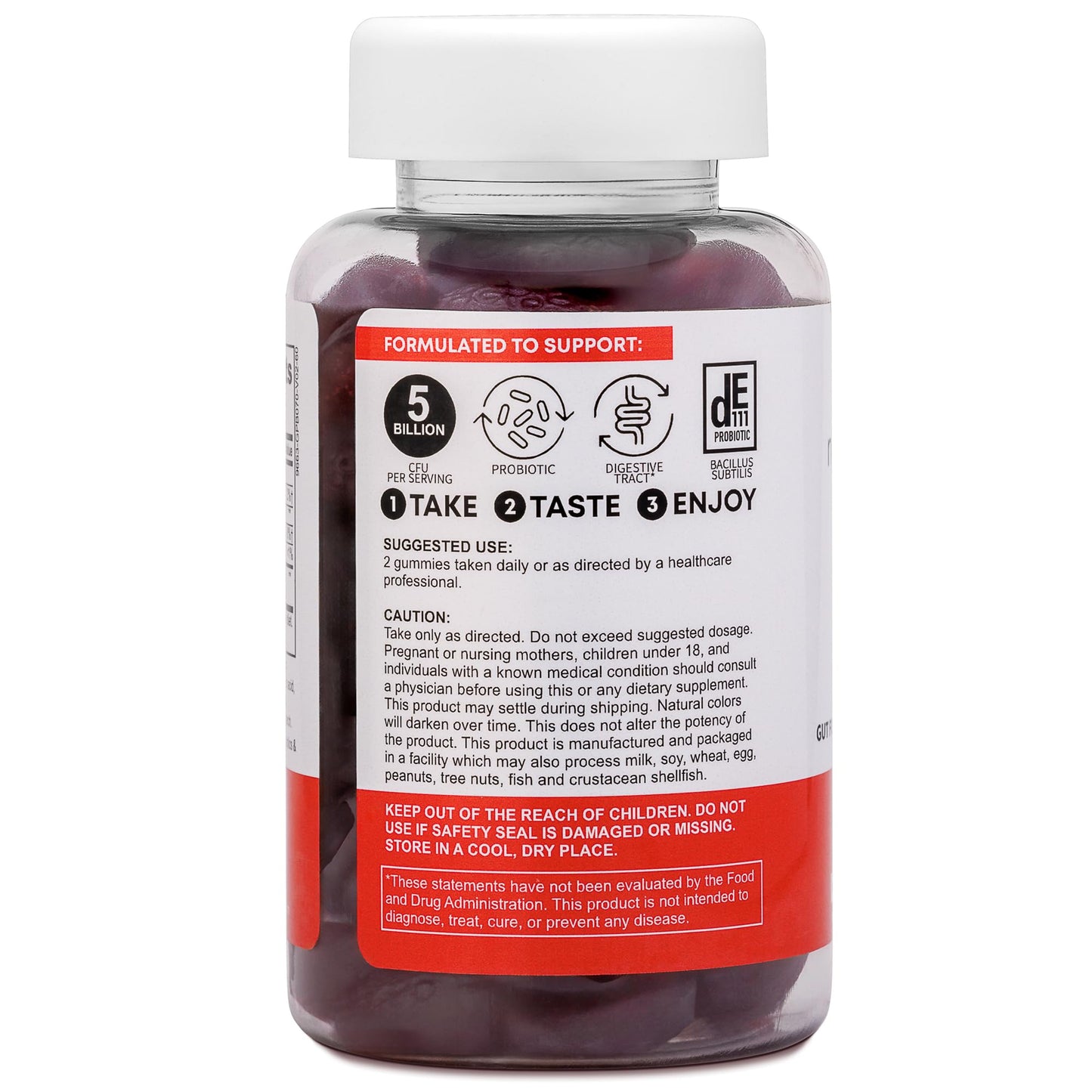 Biopharma Scientific NanoProbiotic Digestive Support Probiotic Gummies, 60 Gummies
