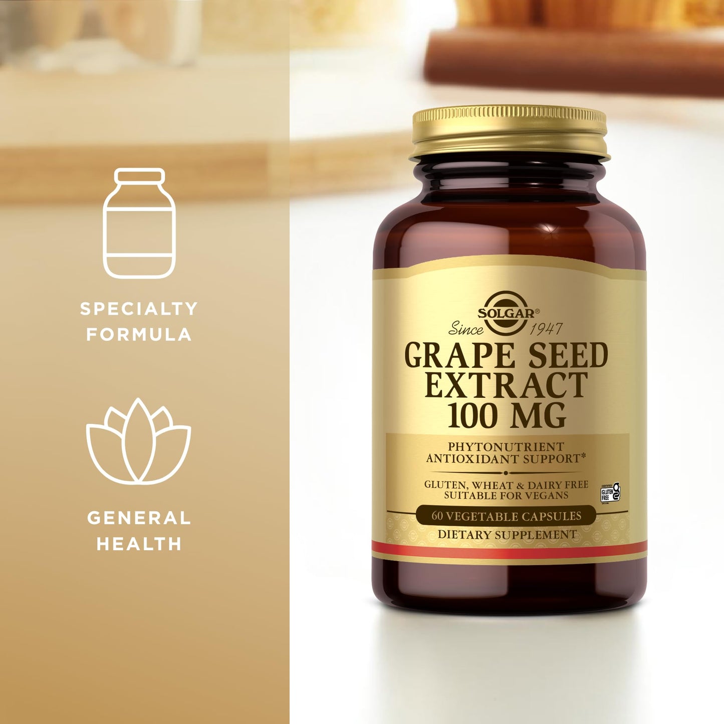 Solgar Grape Seed Extract 100mg Capsules, 60 Capsules