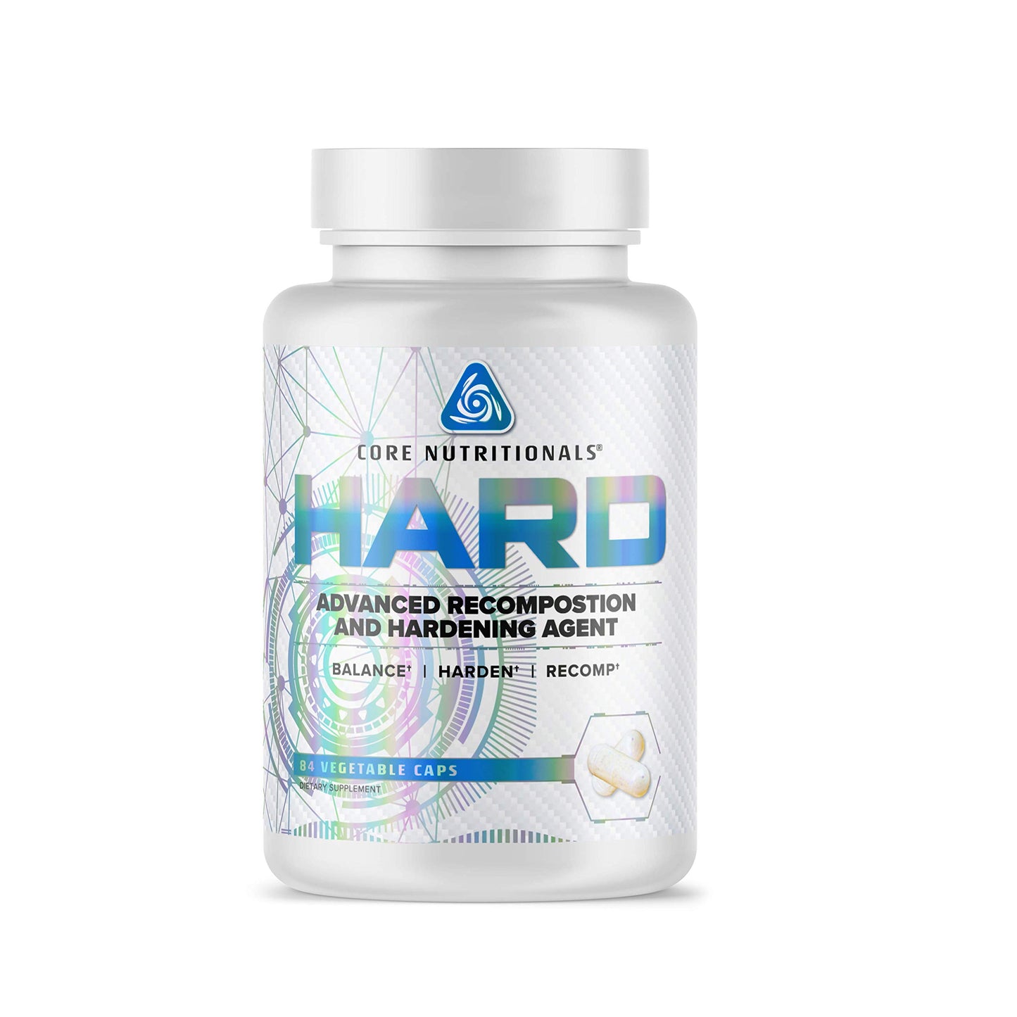 Core Nutritionals Platinum Hard Advanced Recomposition and Hardening Agent Capsules 84