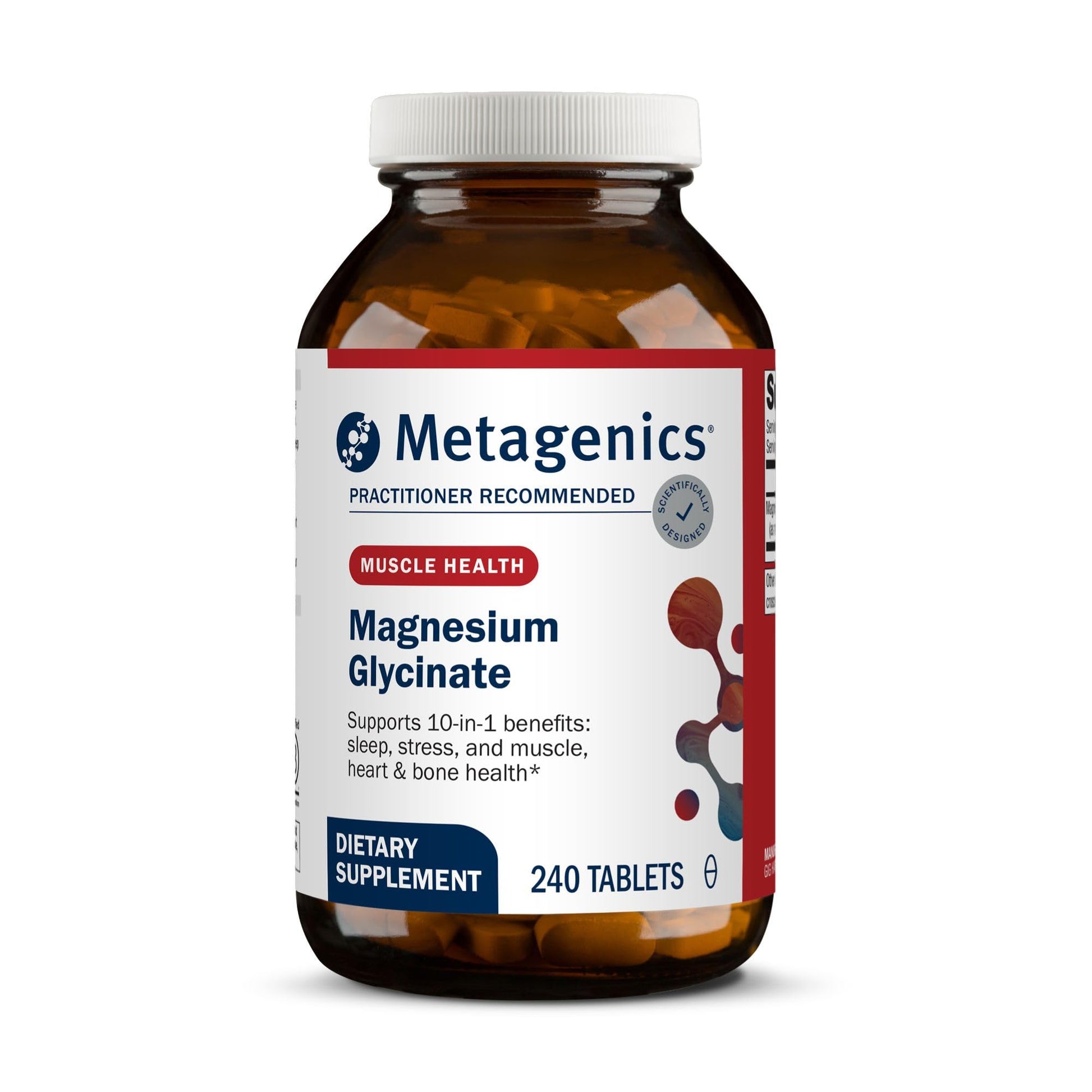 Metagenics Magnesium Glycinate 100mg Tablet, 240 Tablets