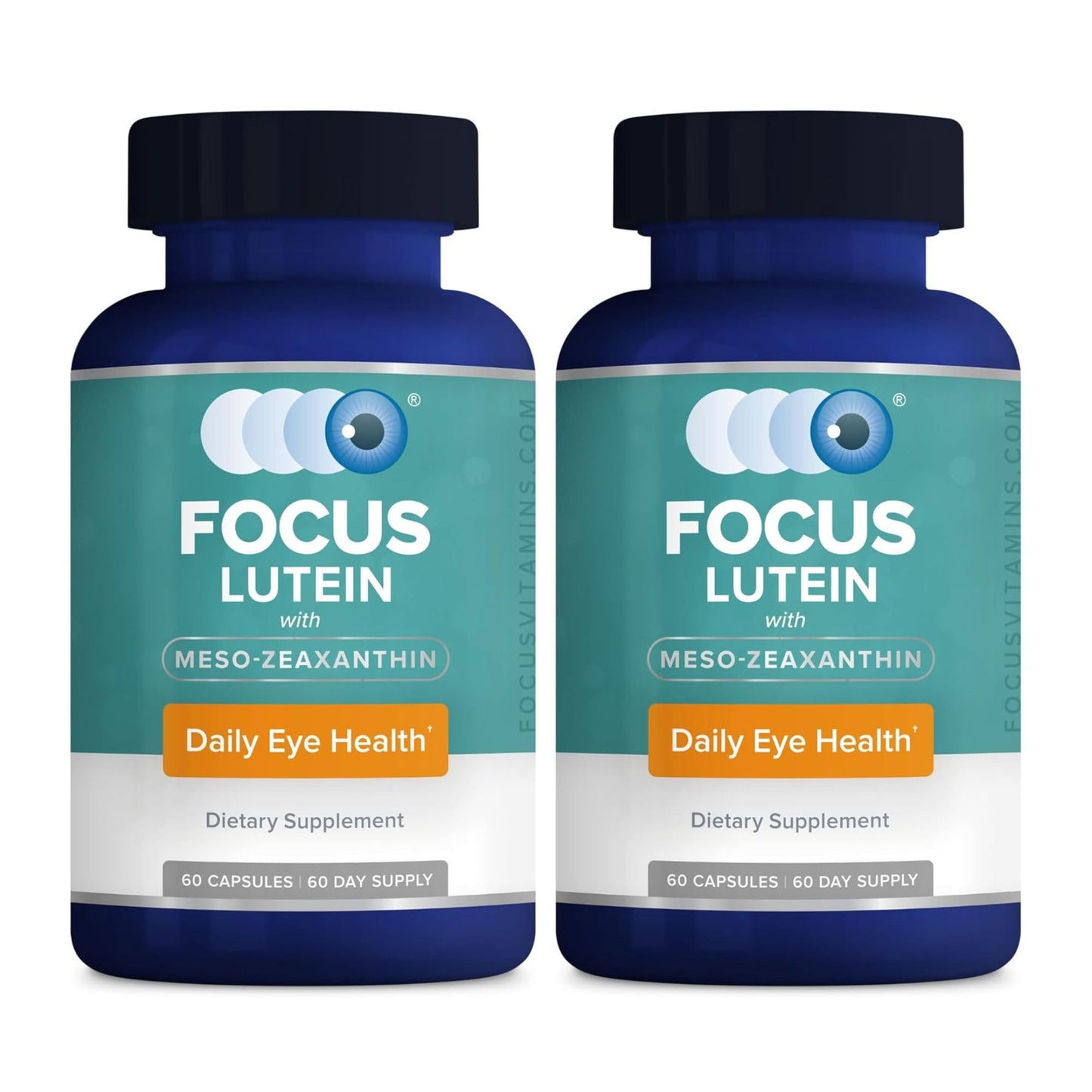 Focus Vision Supplements Lutein for Eyes with Meso-Zeaxanthin Eye Vitamin Supplement Capsules 120
