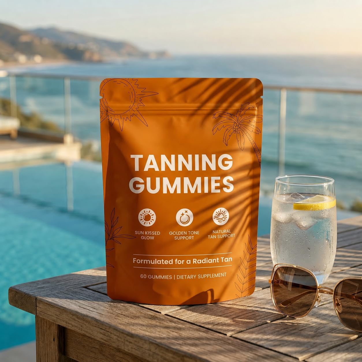 Bruiseweed Skin Tanning Gummies 60 Count
