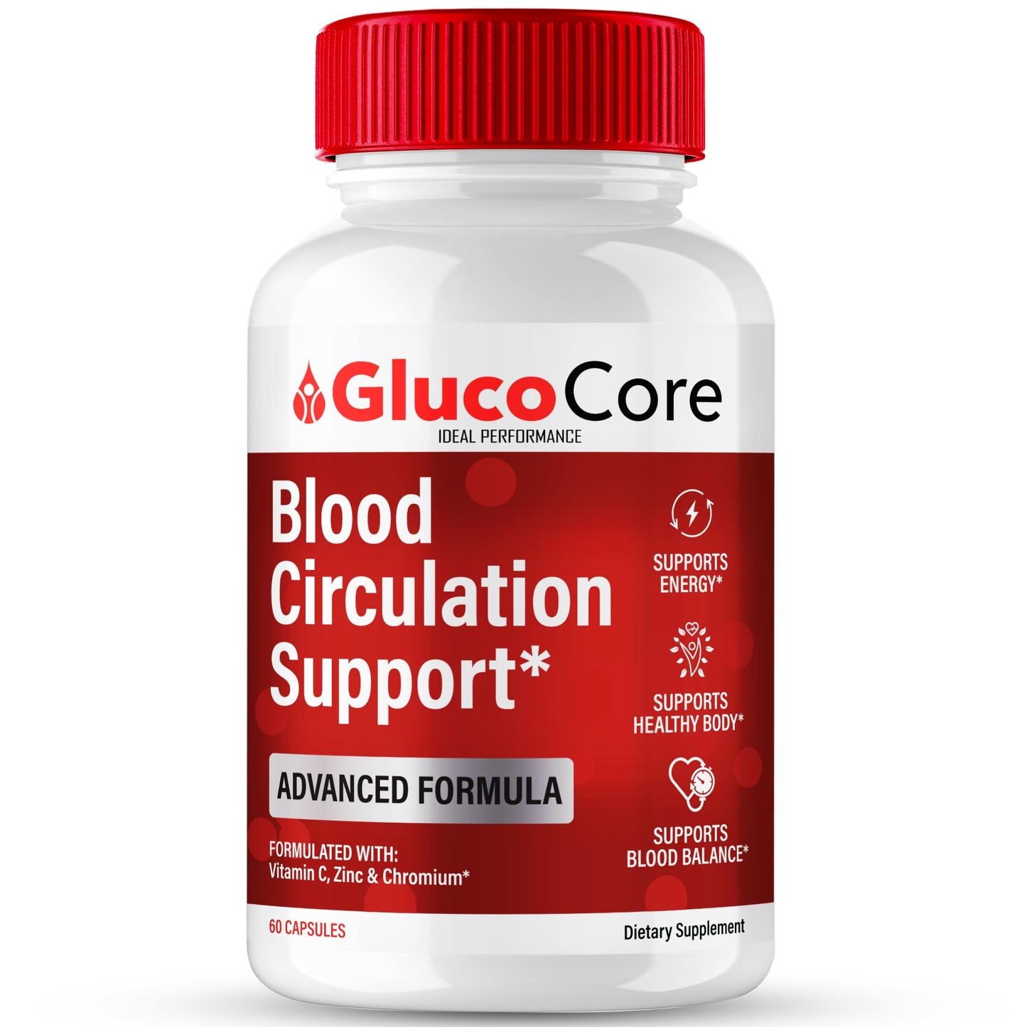 IDEAL PERFORMANCE GlucoCore Blood Support Capsule 60 Count