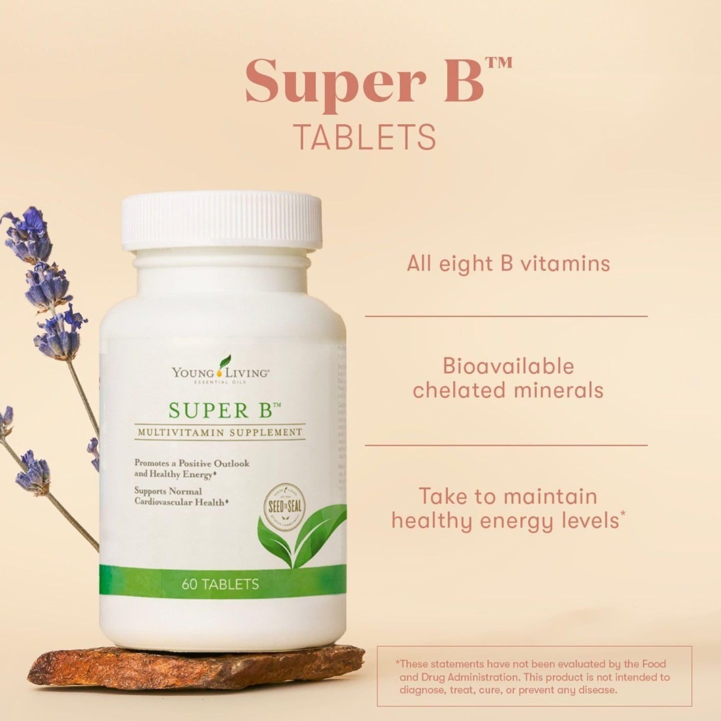 Young Living Super B Tablets, 60 Tablets
