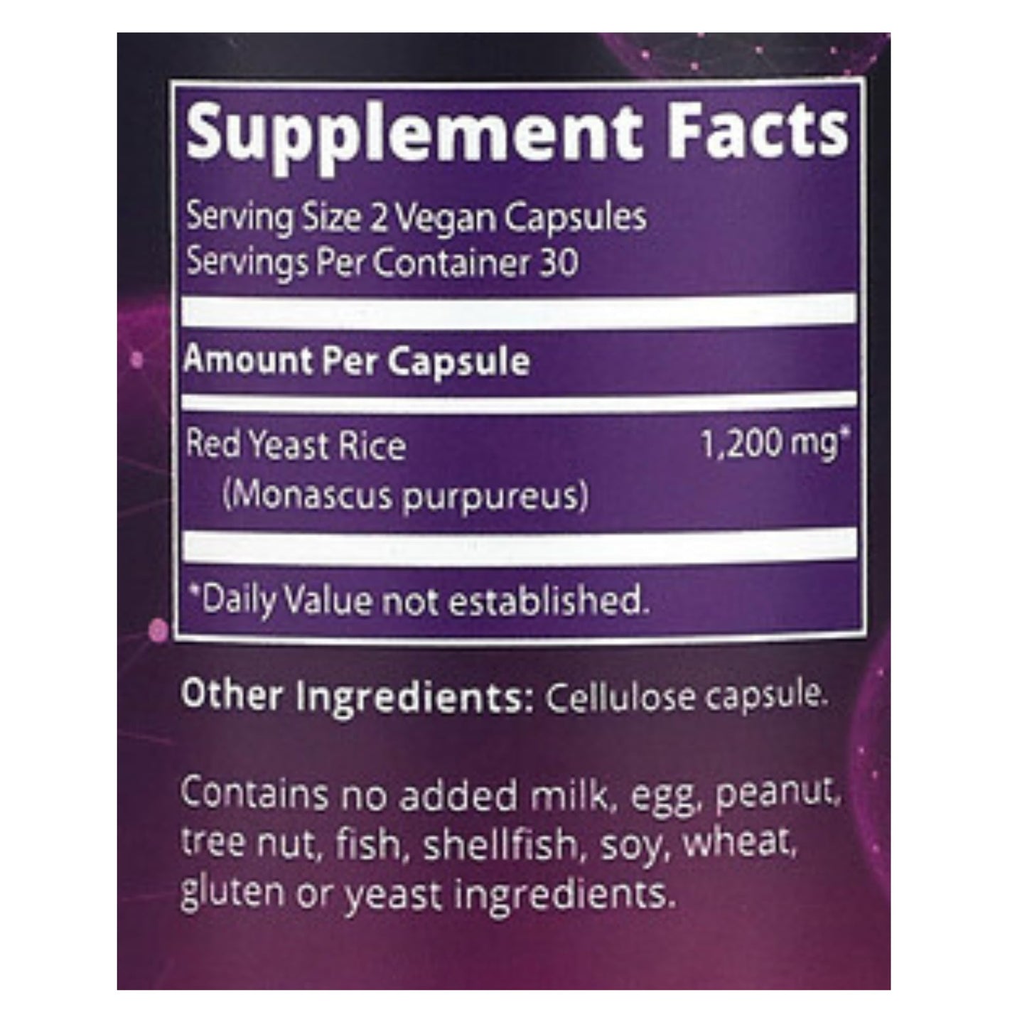 MRM Red Yeast Rice Capsules 60 Count