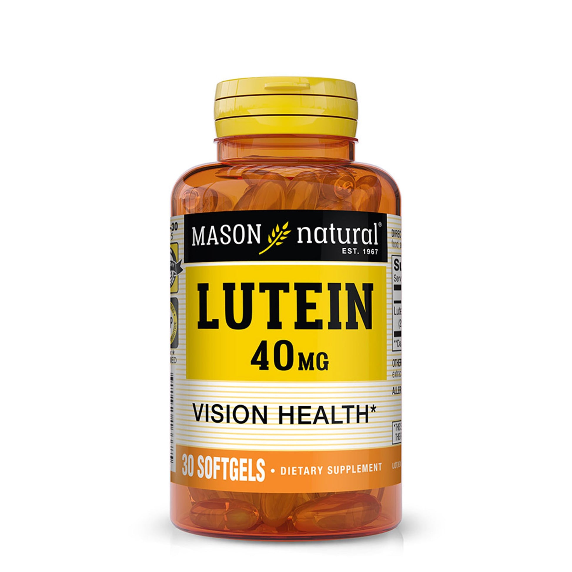 MASON NATURAL Lutein 40 Mg Ultra Strength Softgel 1 Count