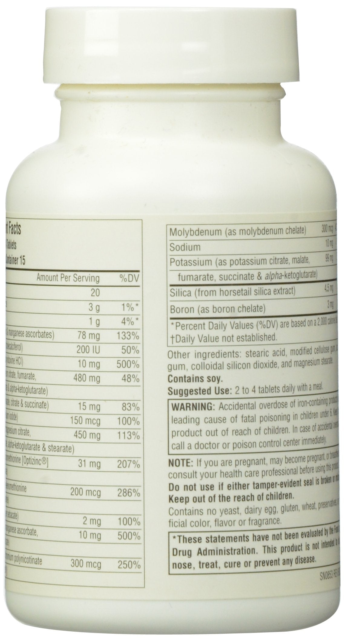 Source Naturals Life Minerals, Krebs Cycle Multi-Mineral Complex Tablet, 60 Tablets
