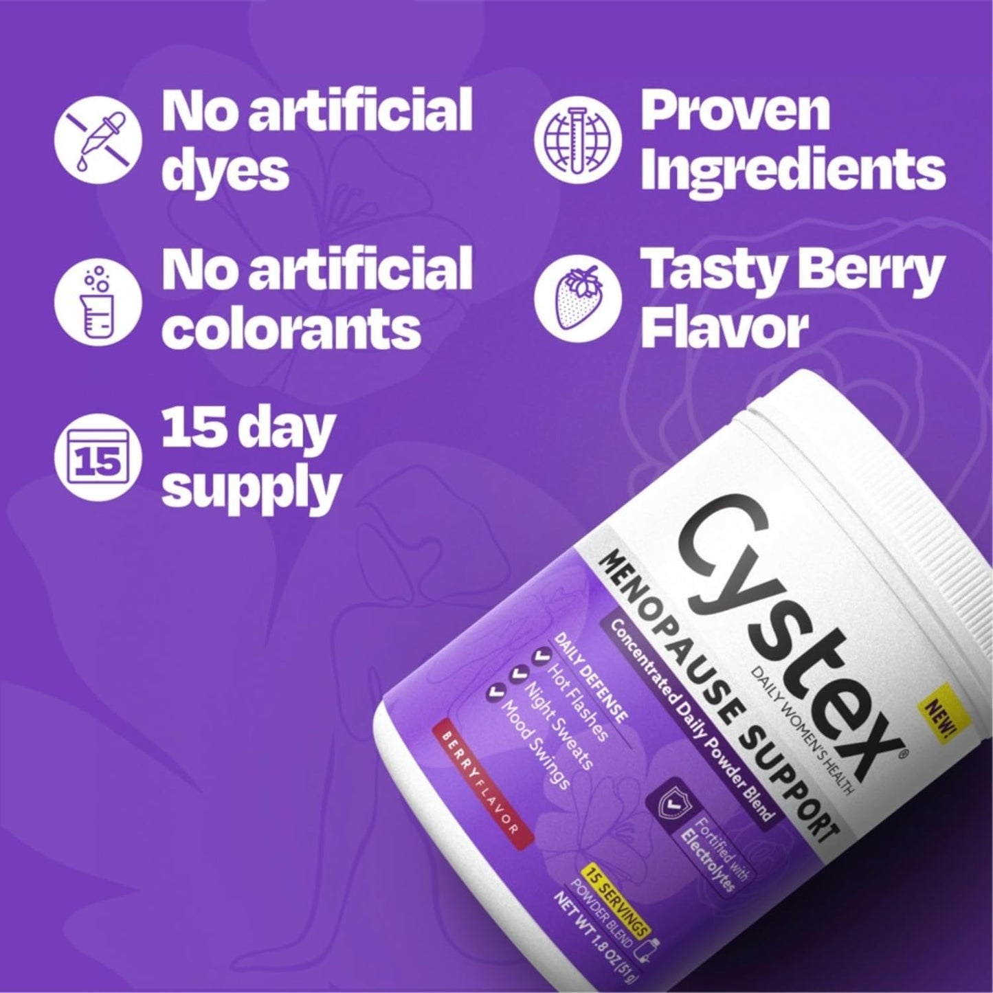 Cystex Menopause Support Powder 12 Servings