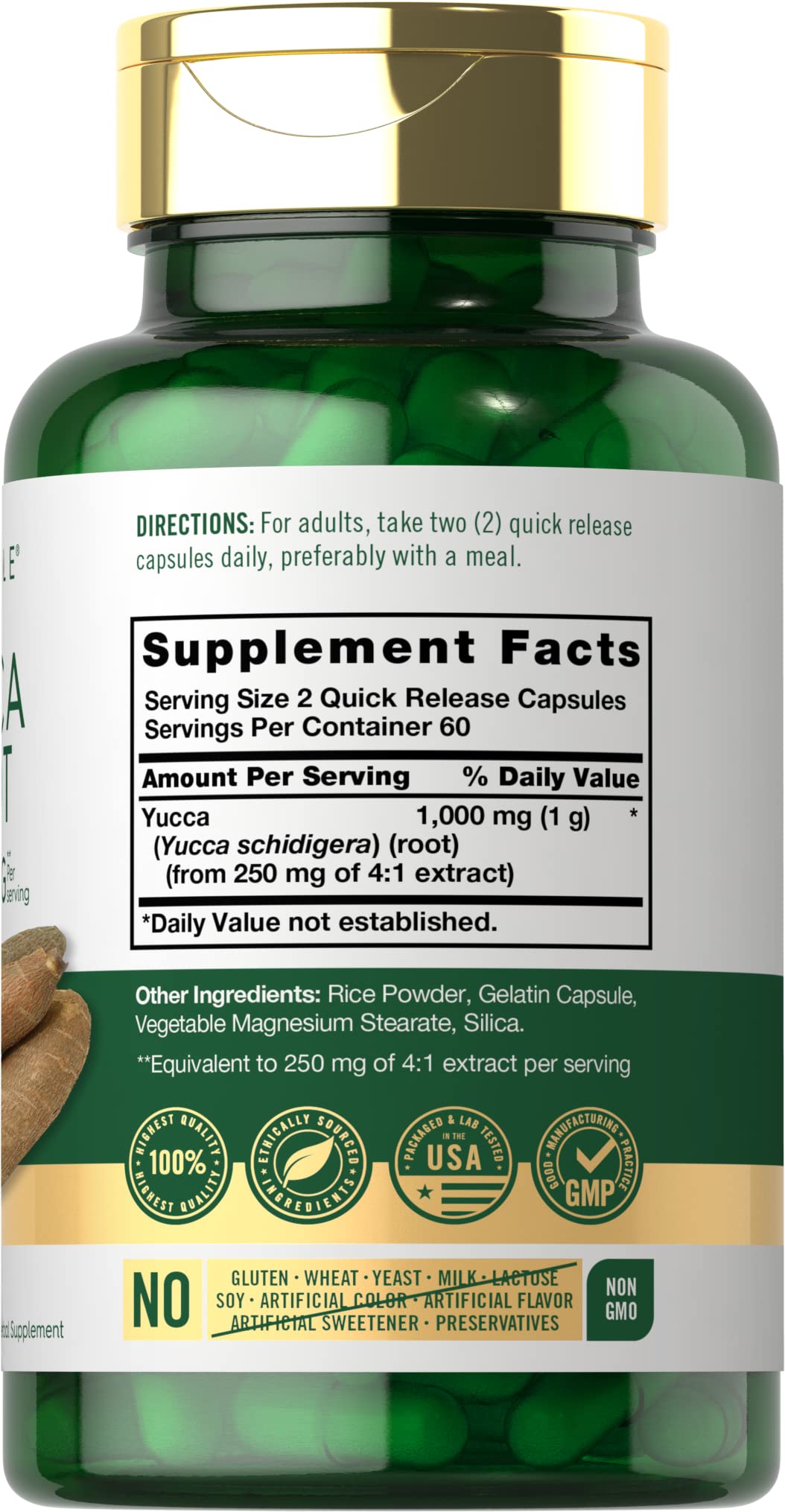 Carlyle Yucca Root Extract 120 Capsules