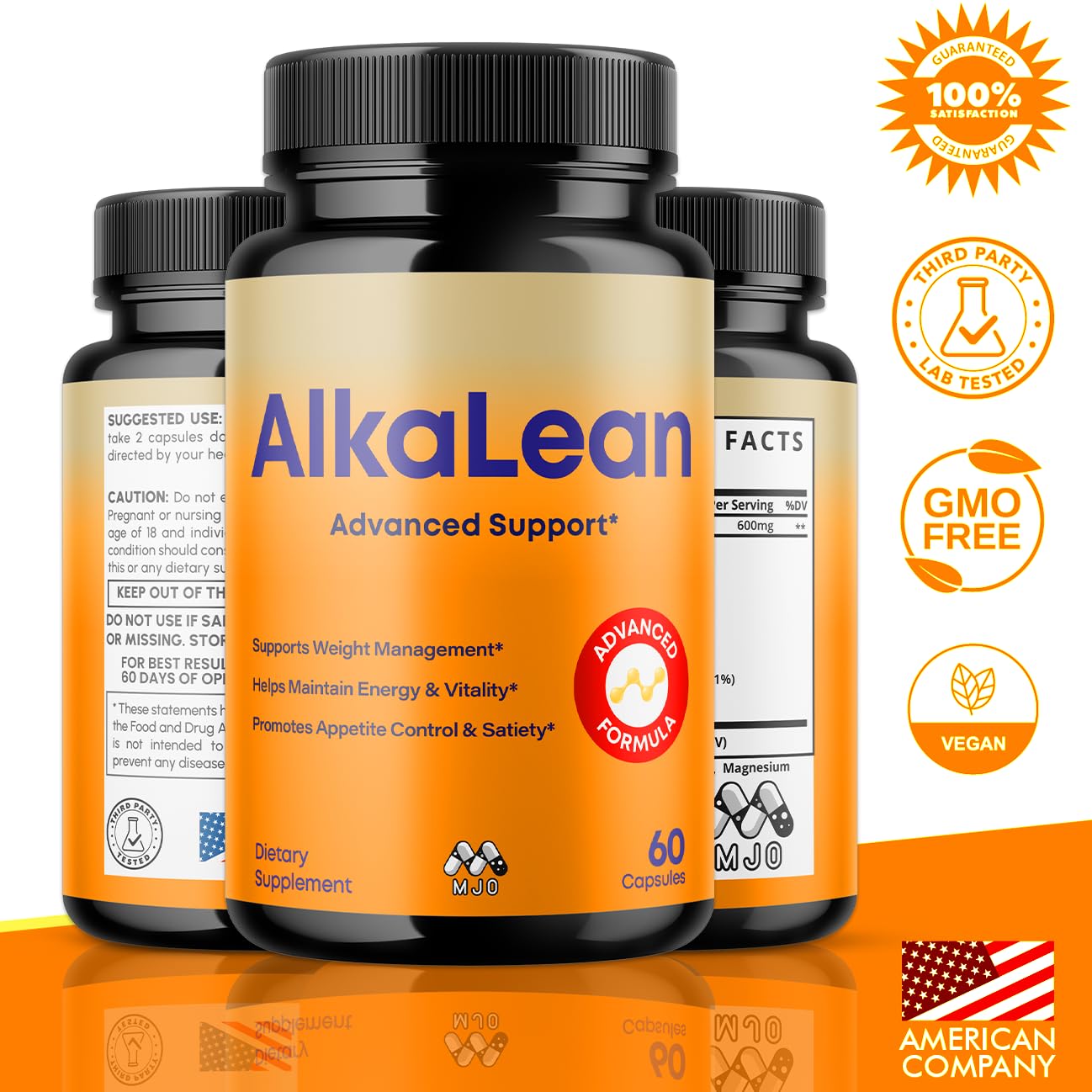 MJO Alkalean Capsules 300 Capsules