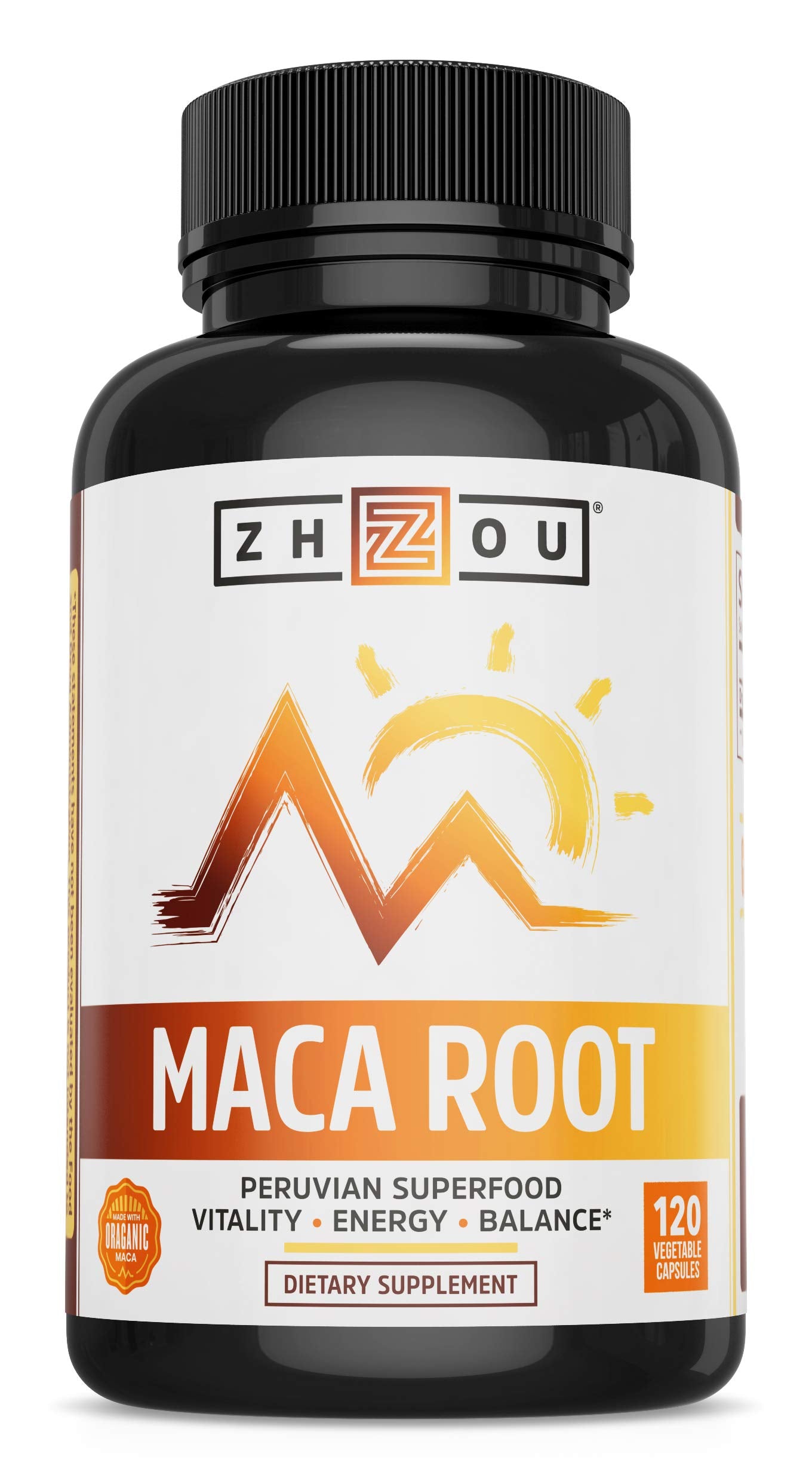 ZHOU Maca Root Powder, 120 Count