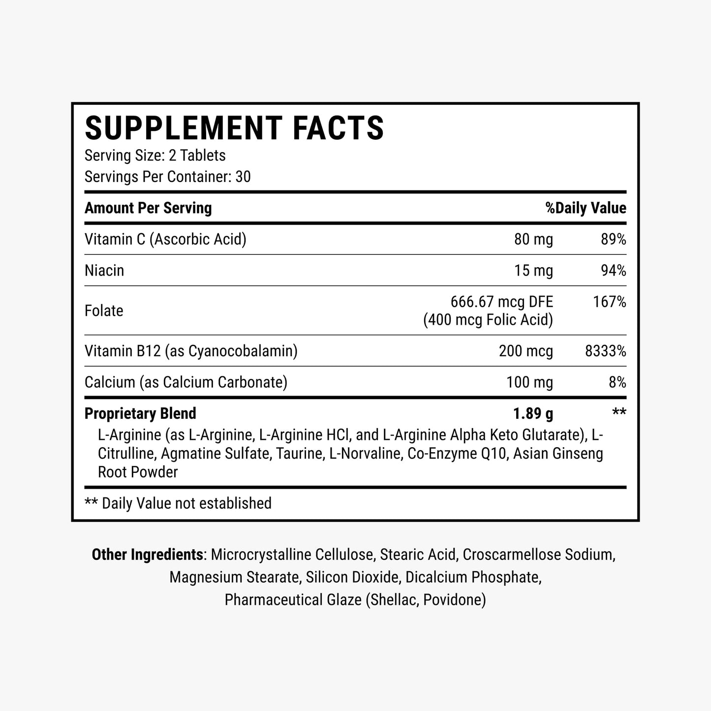 AMP Science Advanced Nitric Oxide Supplements for Men, Nitric Oxide Booster with L-Citrulline, L-Arginine & Taurine, Blood Flow Supplement for Muscle Pumps, Endurance & Pre Workout, 60 Tablets