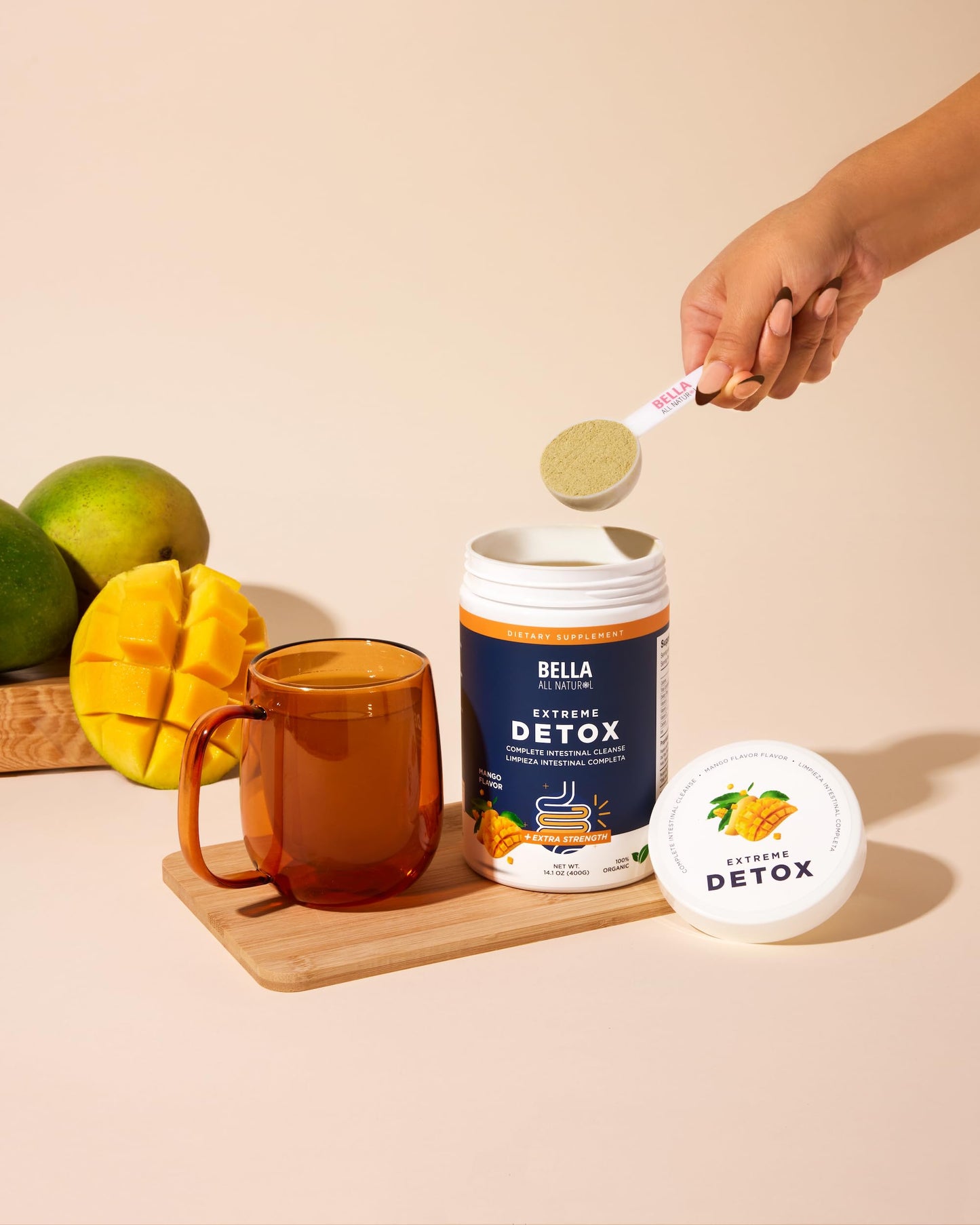 Bella All Natural Extreme Detox Mango Powder 14.1 oz