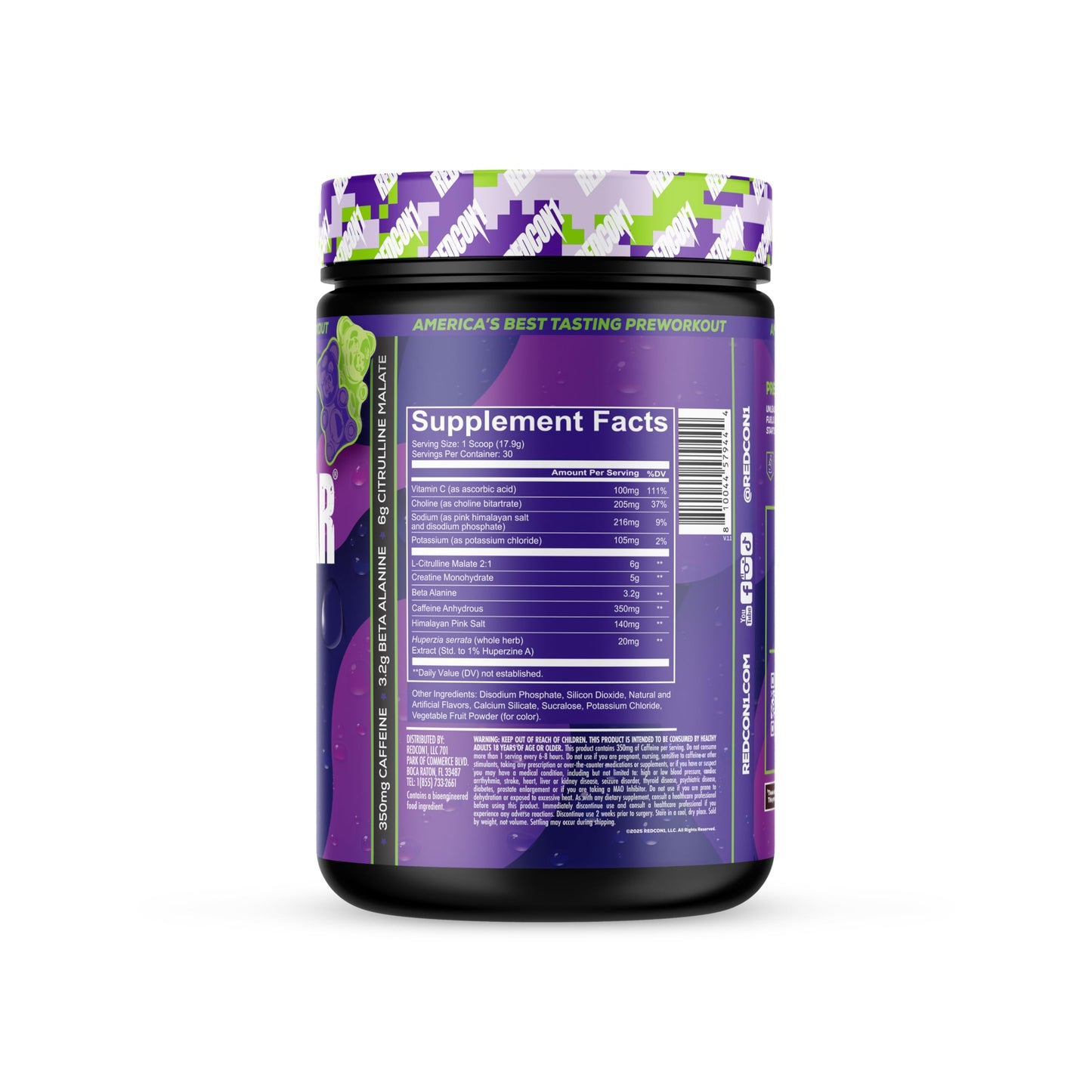 REDCON1 Total War Reloaded Pre Workout Powder 15.66 oz