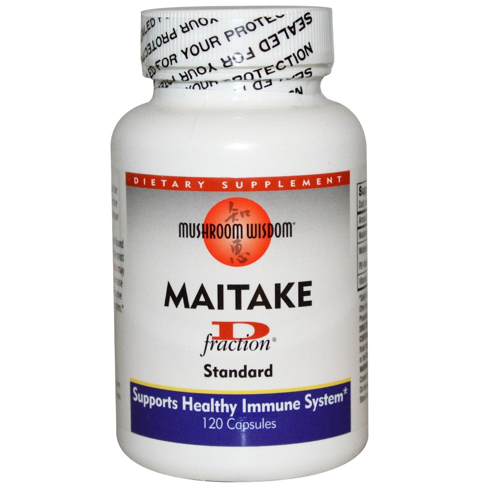 Mushroom Wisdom Maitake D-Fraction 120 Capsules