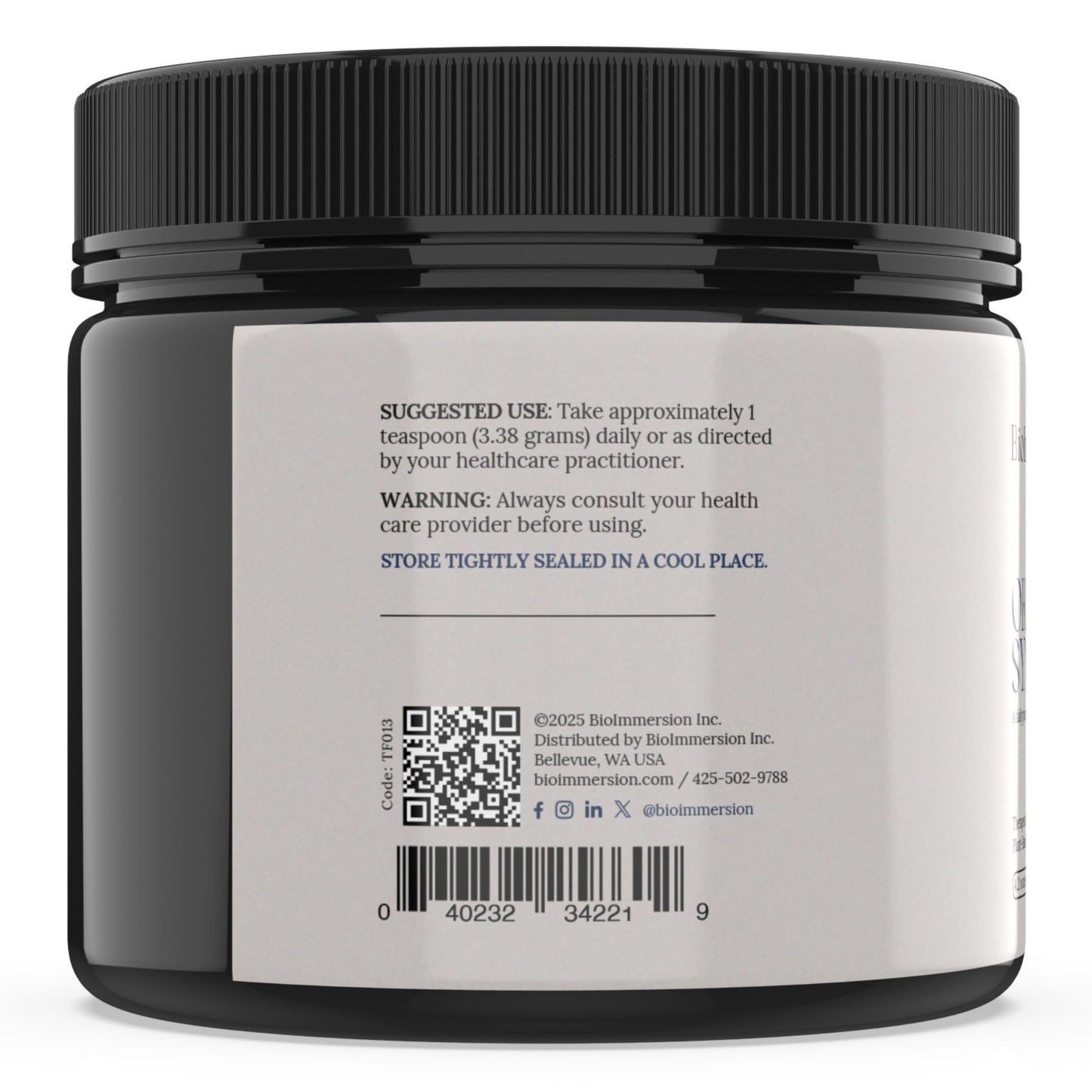 BioImmersion Original Synbiotic Formula Probiotic Blend & Organic Inulin Prebiotics - Supports Gut Balance, Digestive Wellness & Microbiome Diversity - Daily Microbiome Support - Vegan, Clean Label Capsules 4.23