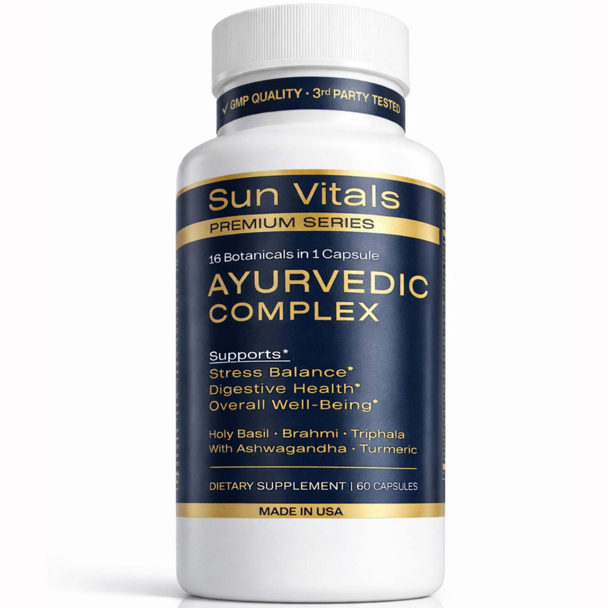Sun Vitals Adaptogen Complex Capsule, 60 Count