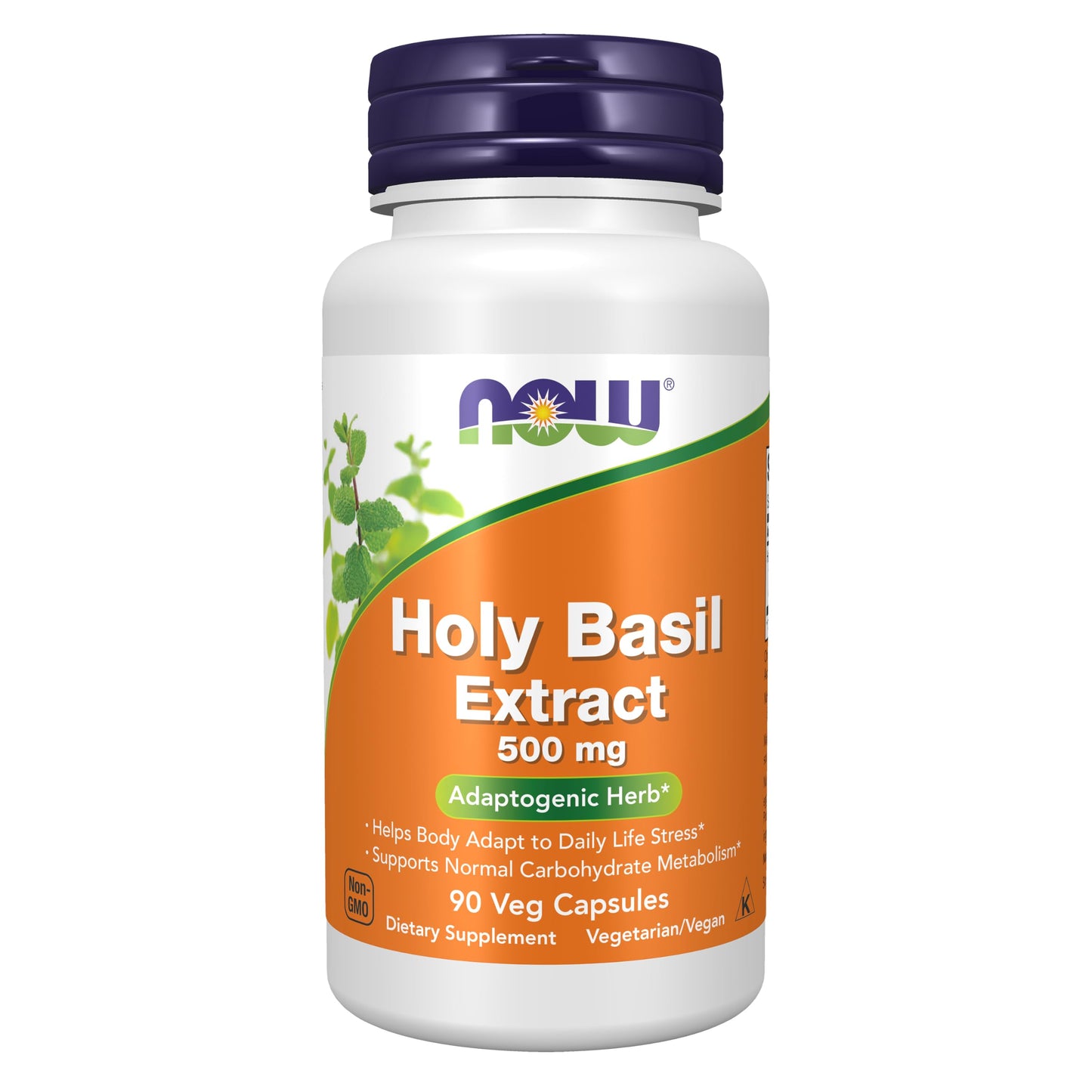 NOW Foods Holy Basil Extract 500 mg Capsules, 90 Veg Capsules