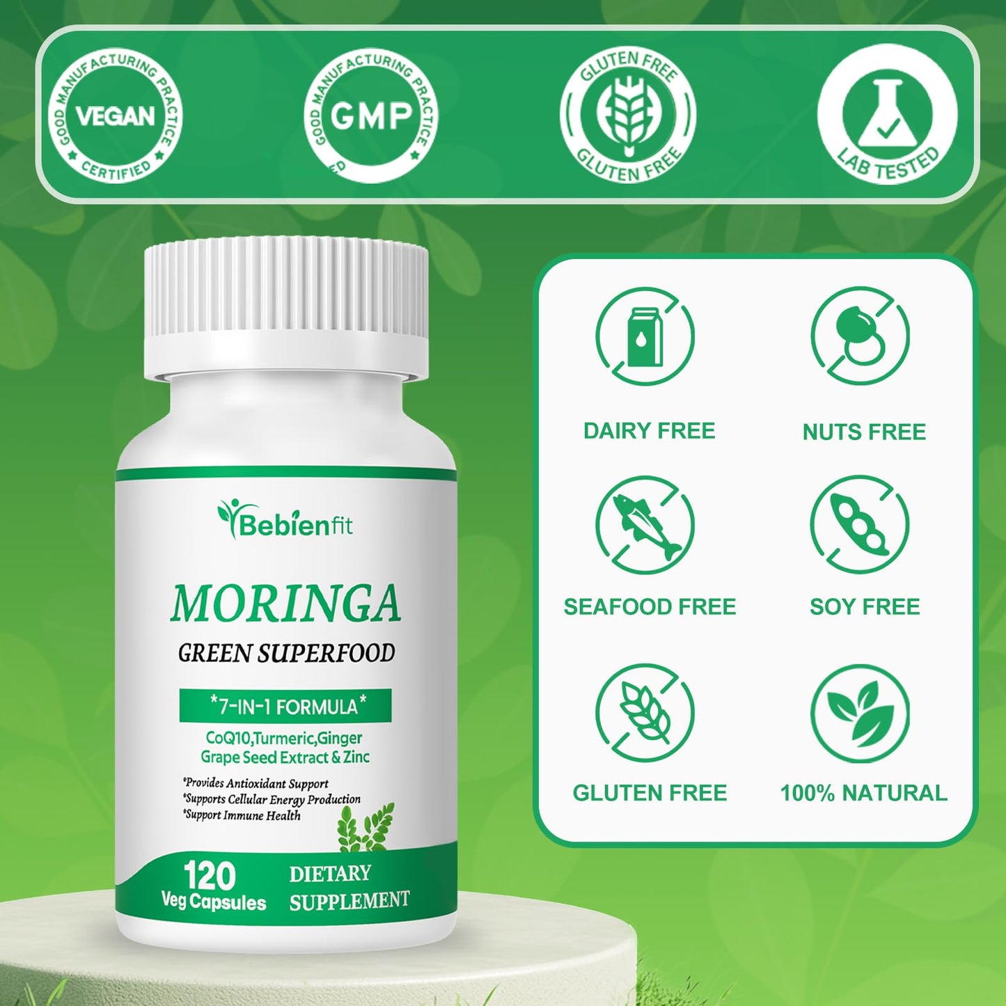 Bebien fit Moringa Capsule 120 Count