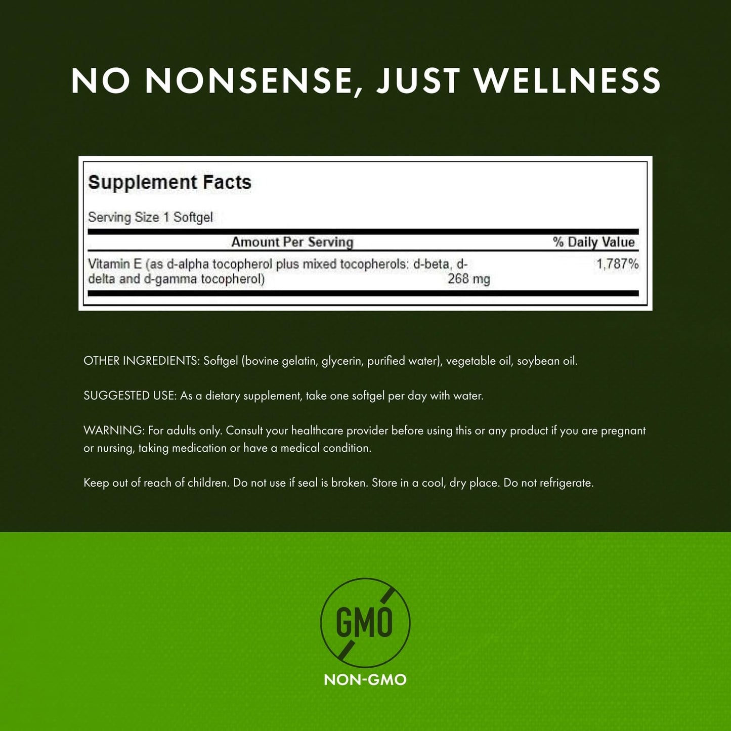 Swanson E-400 Mixed Tocopherols Softgels 250