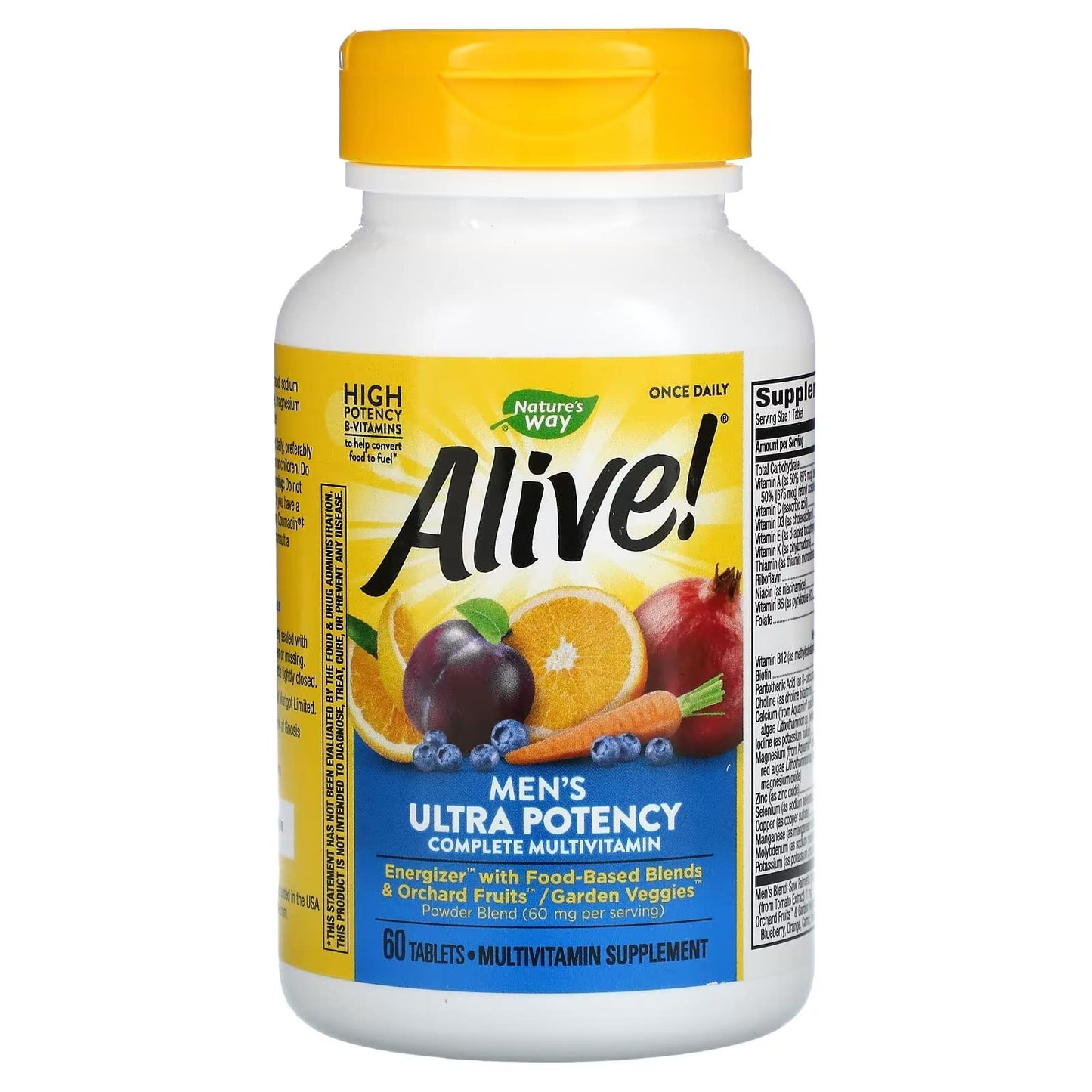 Nature's Way Alive Once Daily Men's Ultra Potency Tablets, 120 Tablets