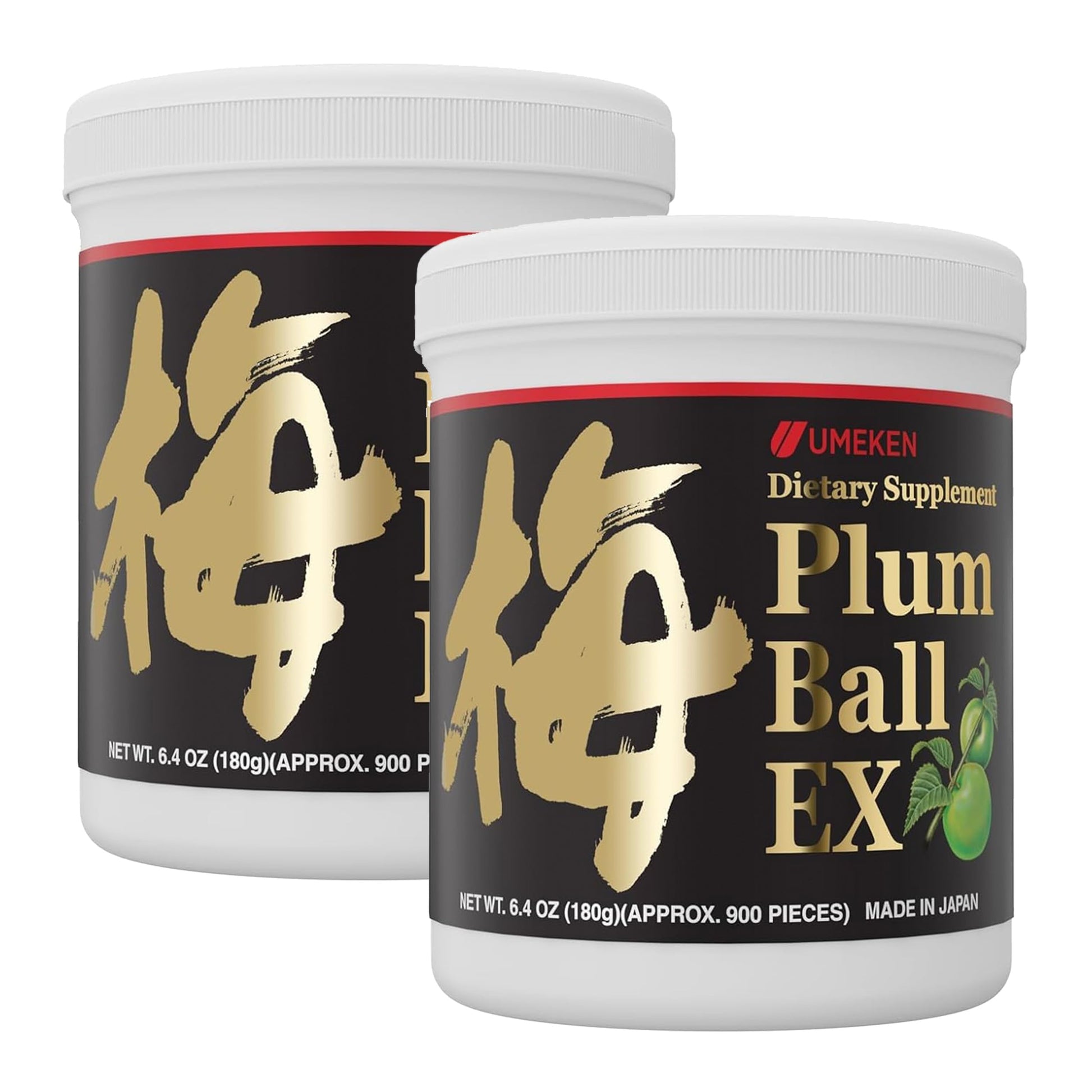 Umeken Plum Ball EX Tablets, 2 Count
