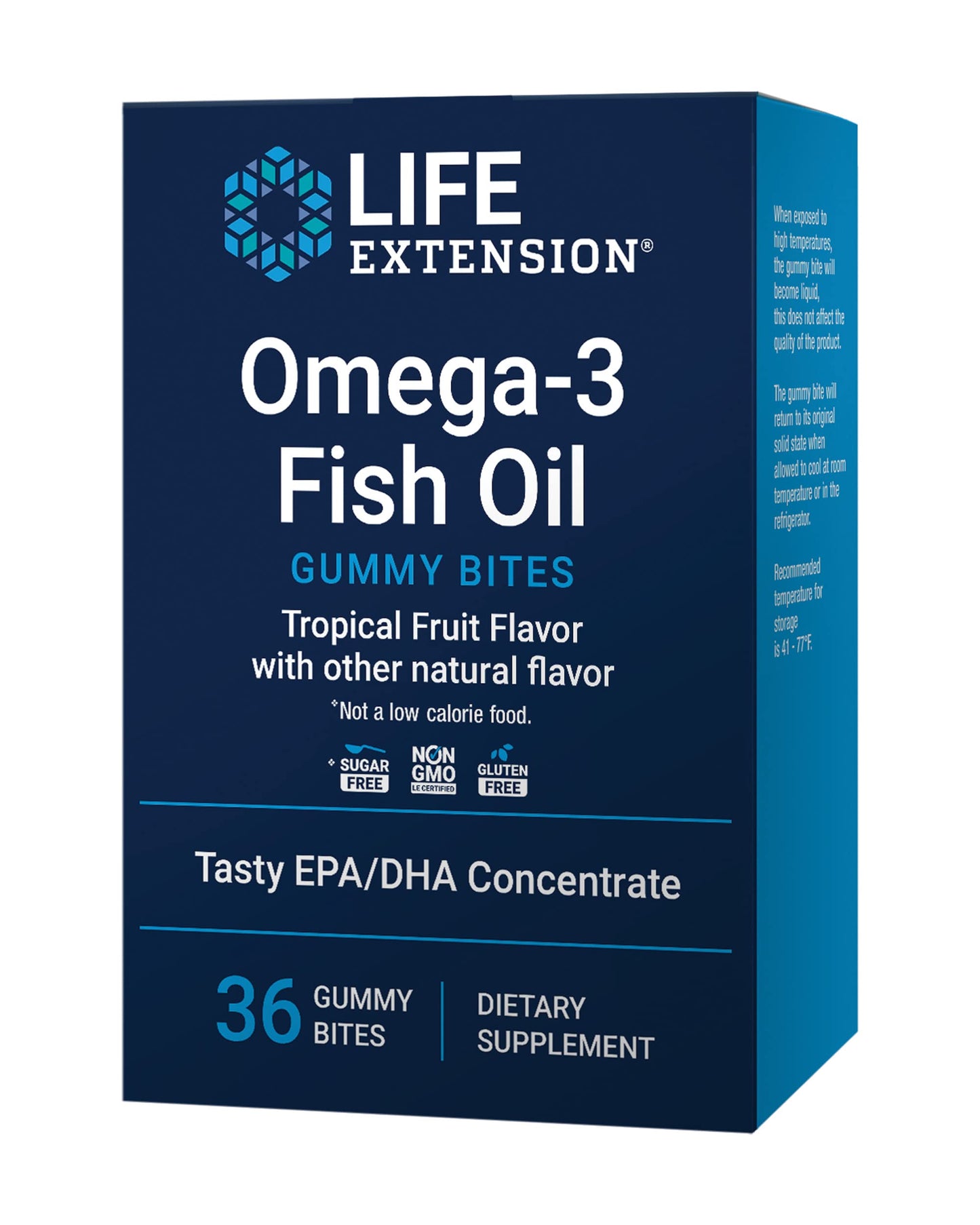 Life Extension Omega-3 Fish Oil Gummy Bites (Gummy), 36 Count