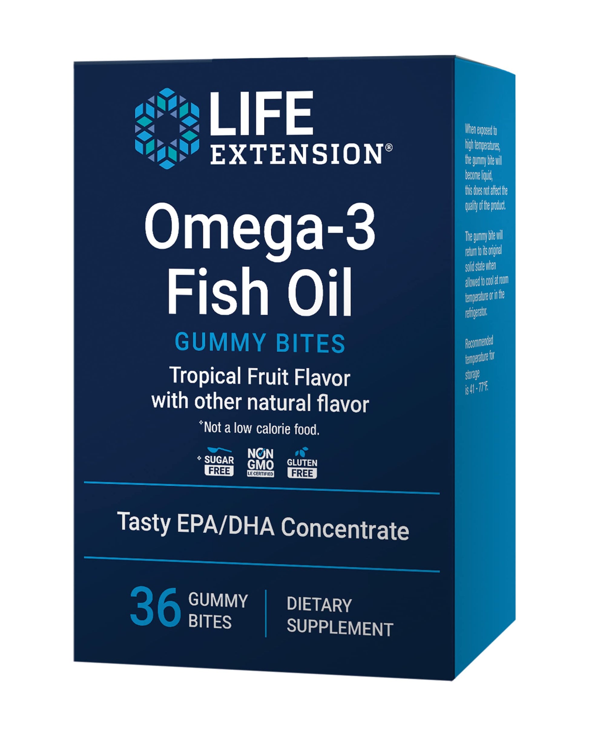 Life Extension Omega-3 Fish Oil Gummy Bites (Gummy), 36 Count