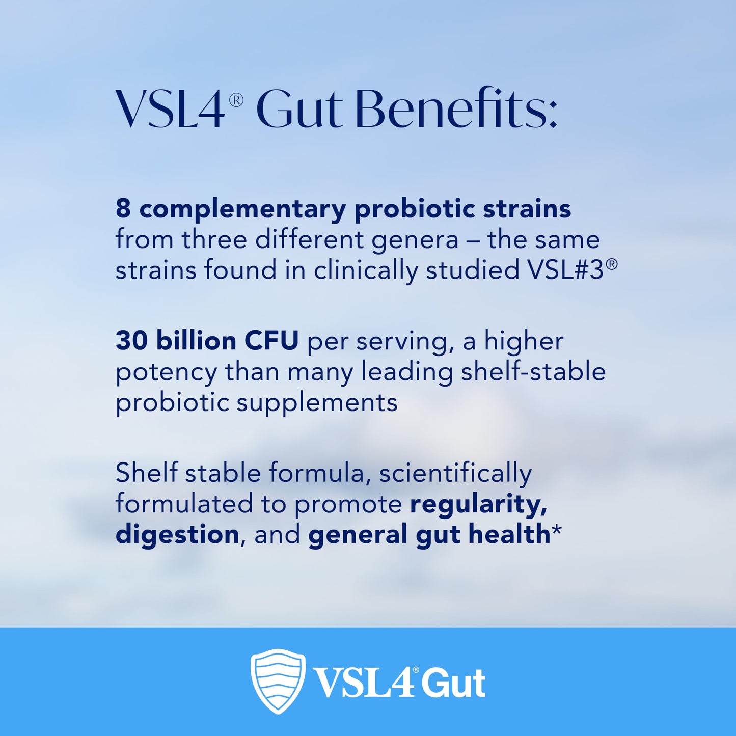 VSL4 Gut Daily Probiotics for Gut Health Capsule 60 Capsules